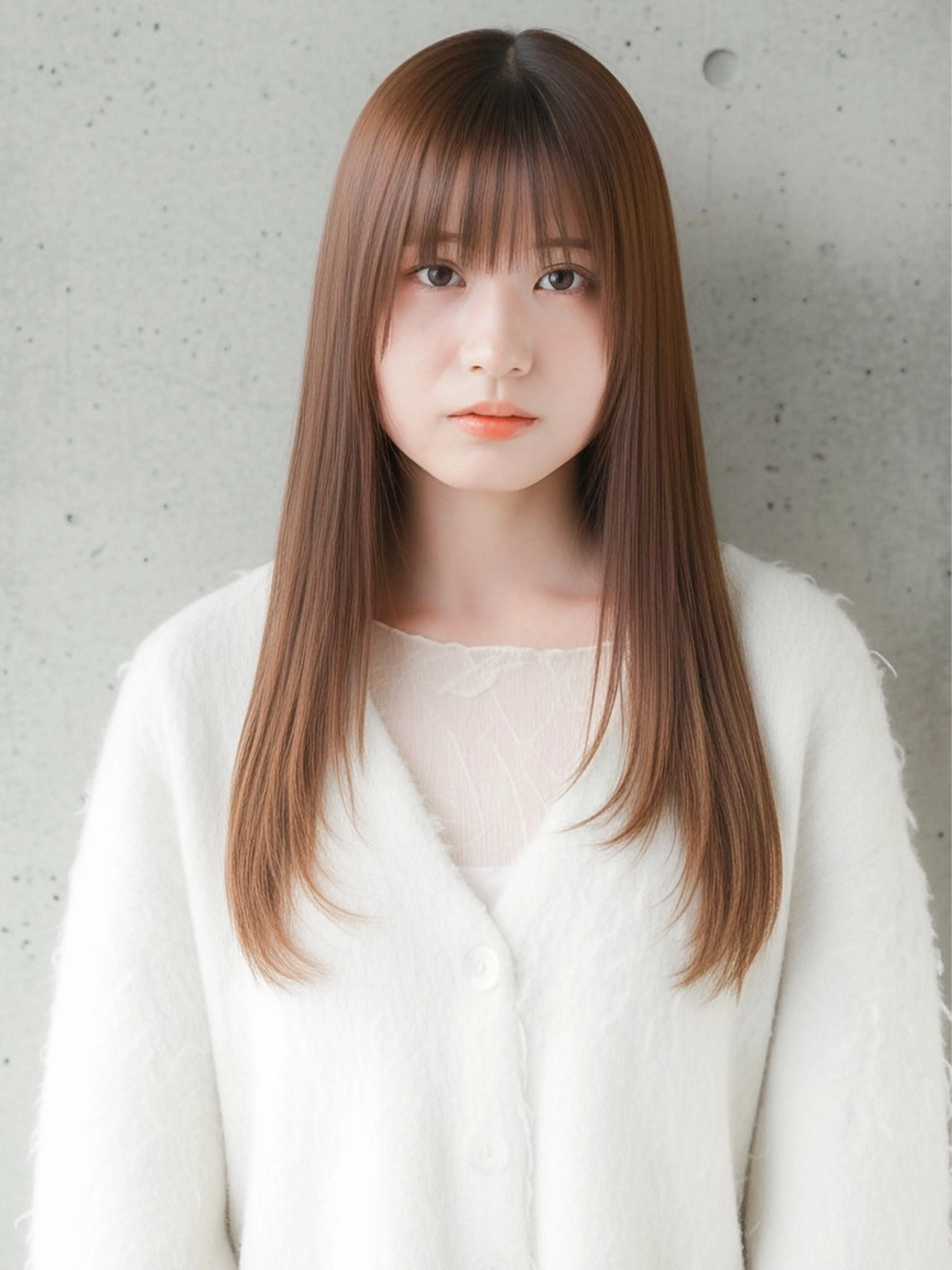 ロング モデル募集 神田梨世🪼のヘアスタイル