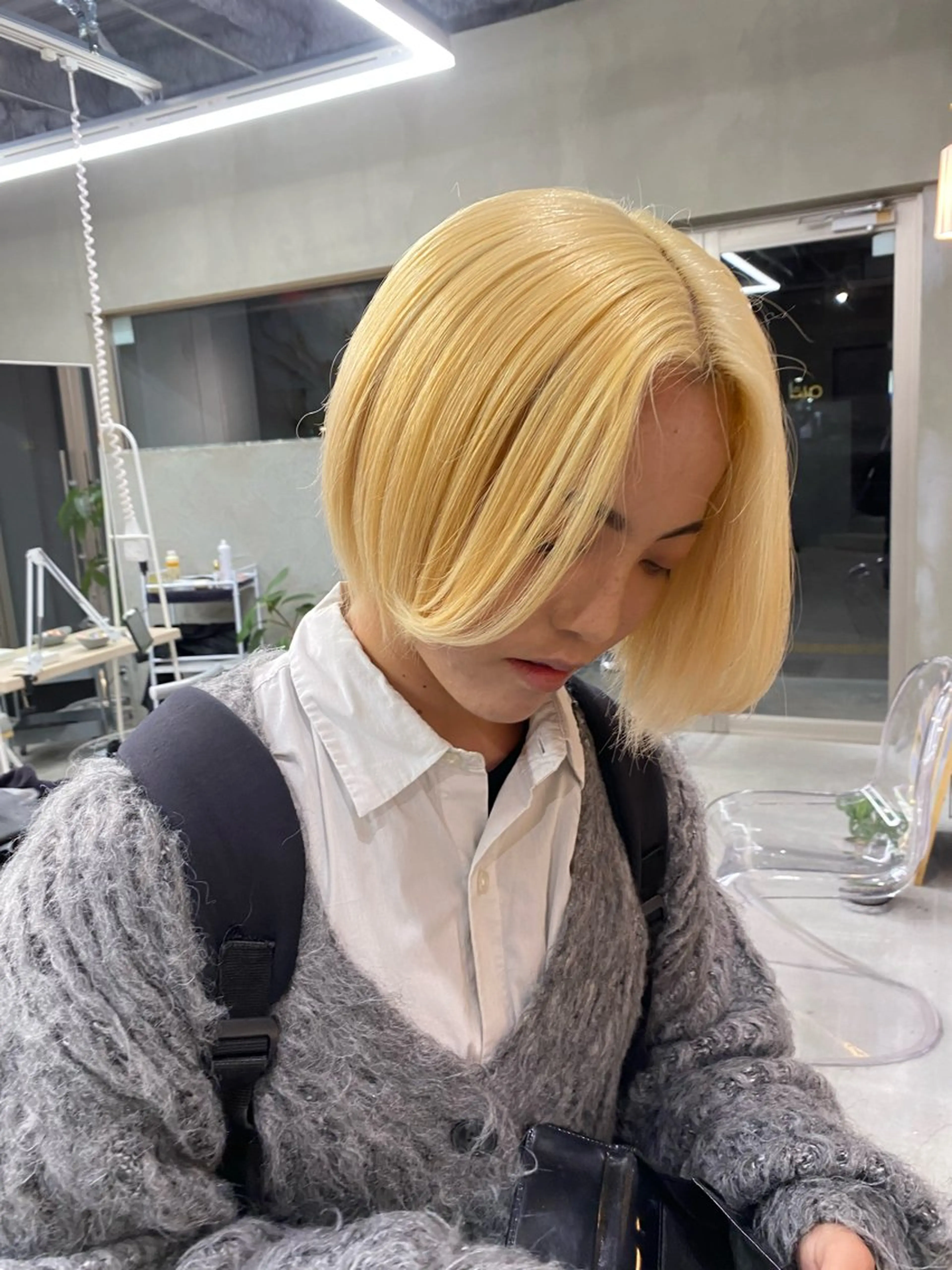 ショート カラー ヘアカラー 前橋 姫奈のヘアスタイル