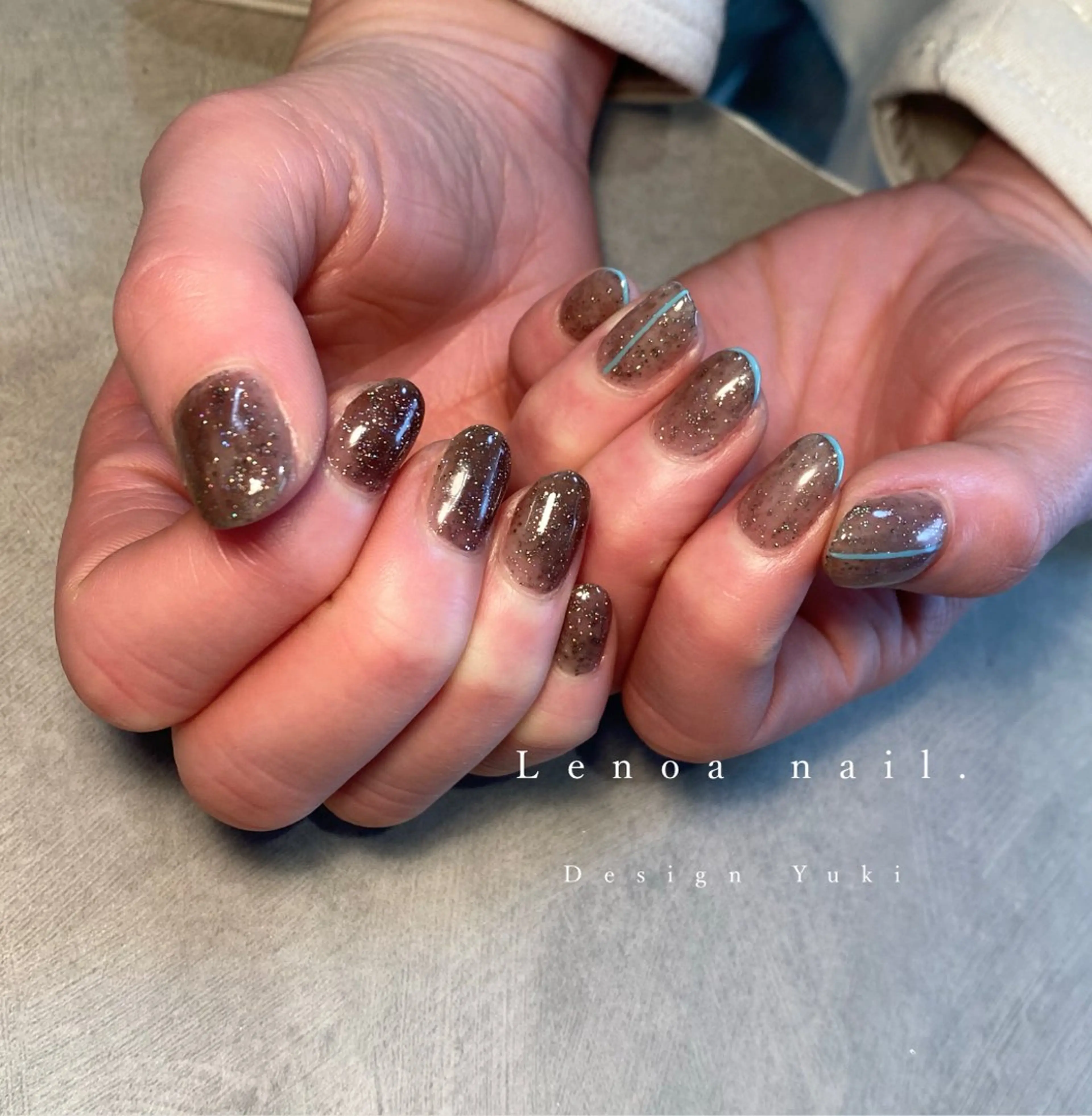 ネイル ハンドネイル Lenoa Yukiのネイルデザイン