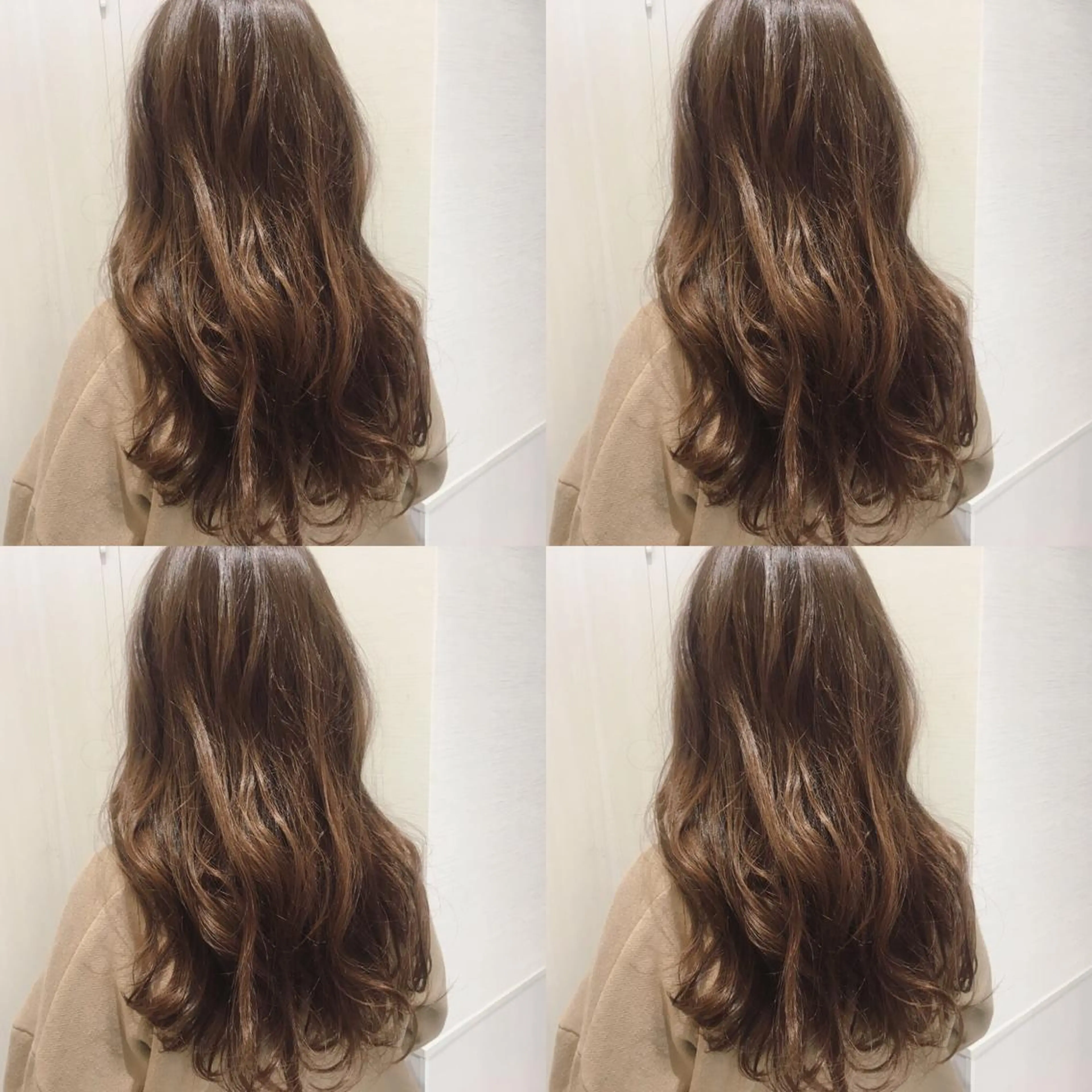 ロング カラー グレージュ イルミナカラー 似合わせカット 三鷹で1番ショート ボブをカットする新谷のヘアスタイル