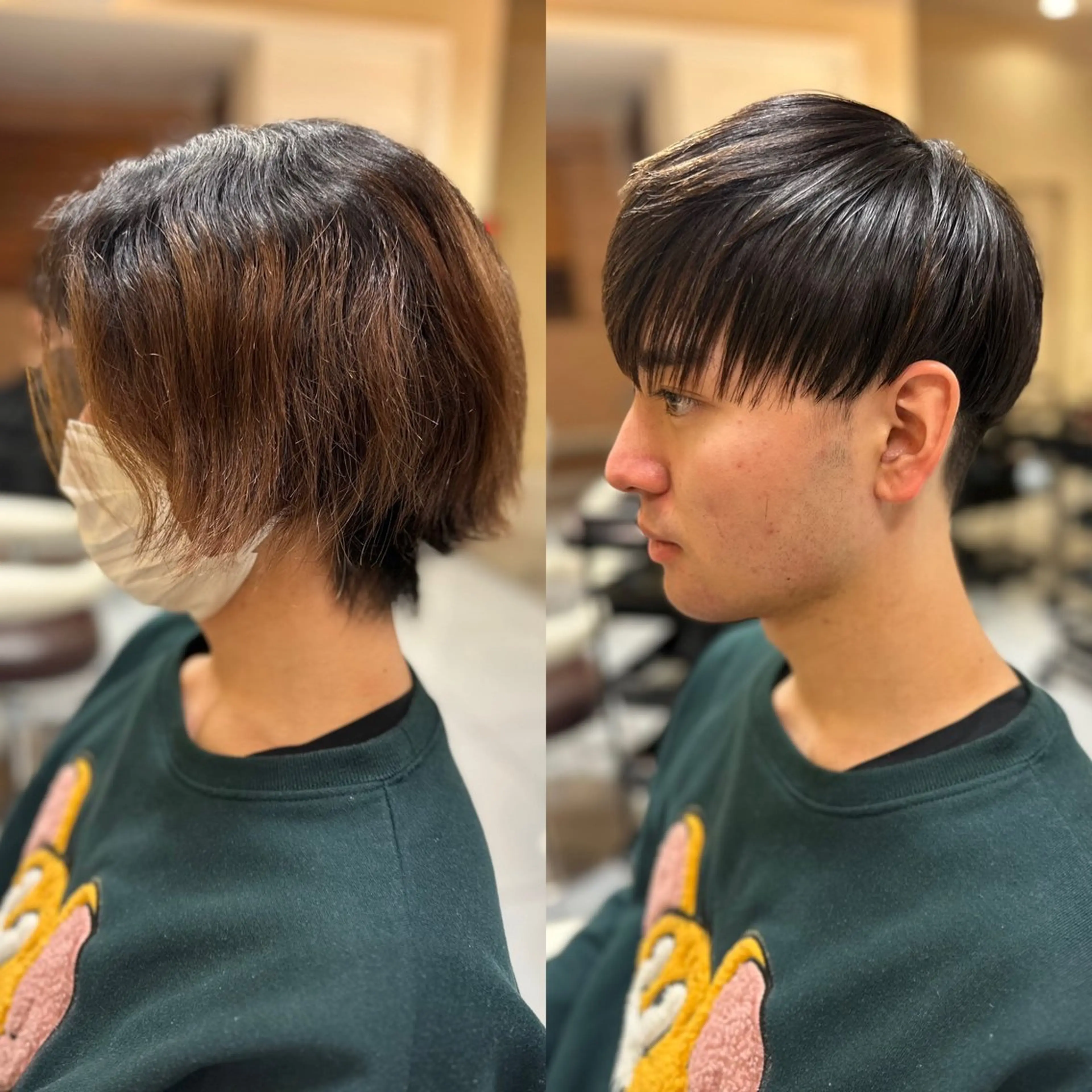 ショート パーマ カット 縮毛矯正 髪質改善/縮毛矯正 /ブリーチ矯正/岡部のヘアスタイル