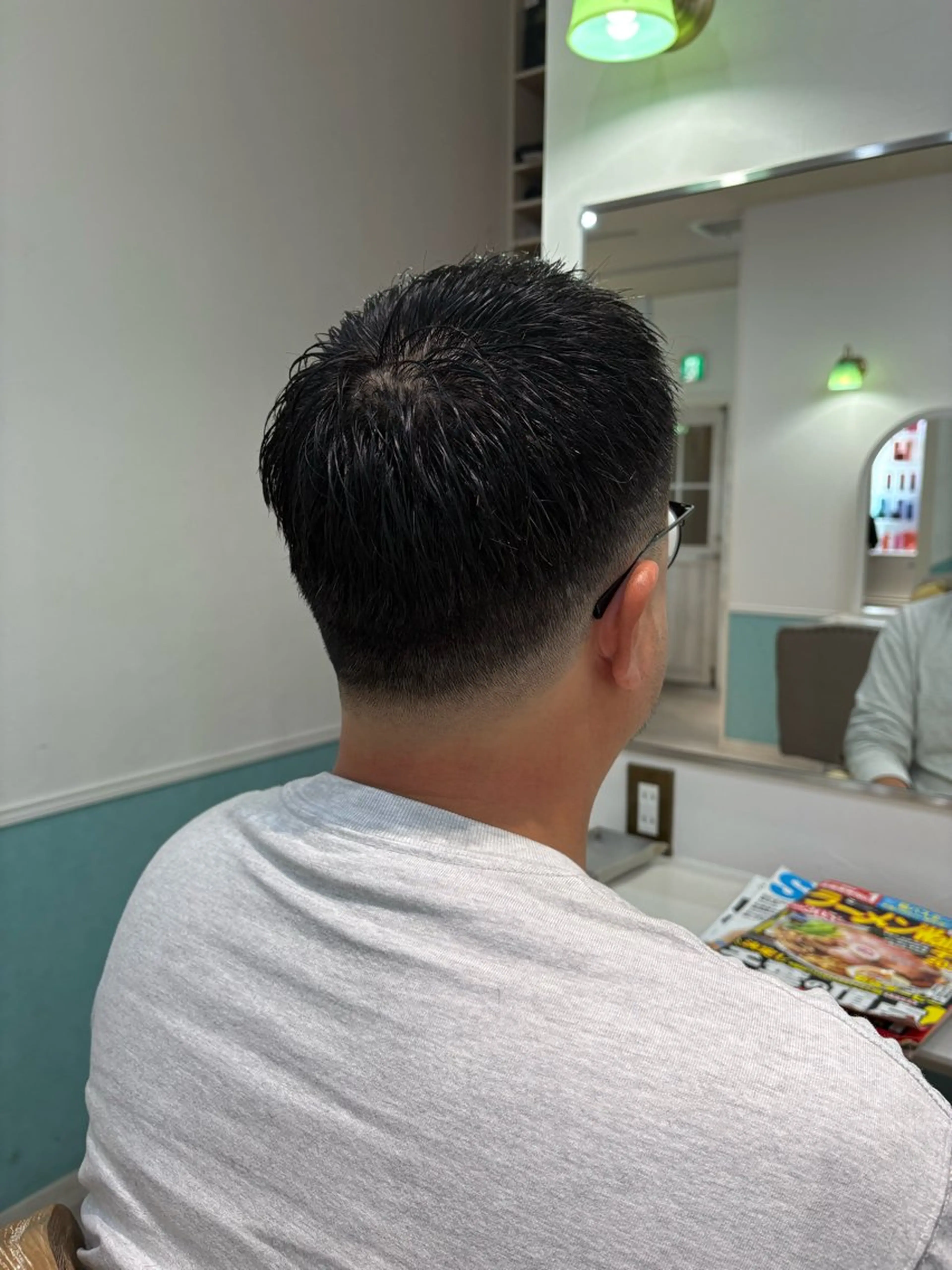 メンズ フェードカット メンズ韓国風 マッシュ メンズパーマ スキンフェード 【メンズ専門】 髙橋琉偉のヘアスタイル