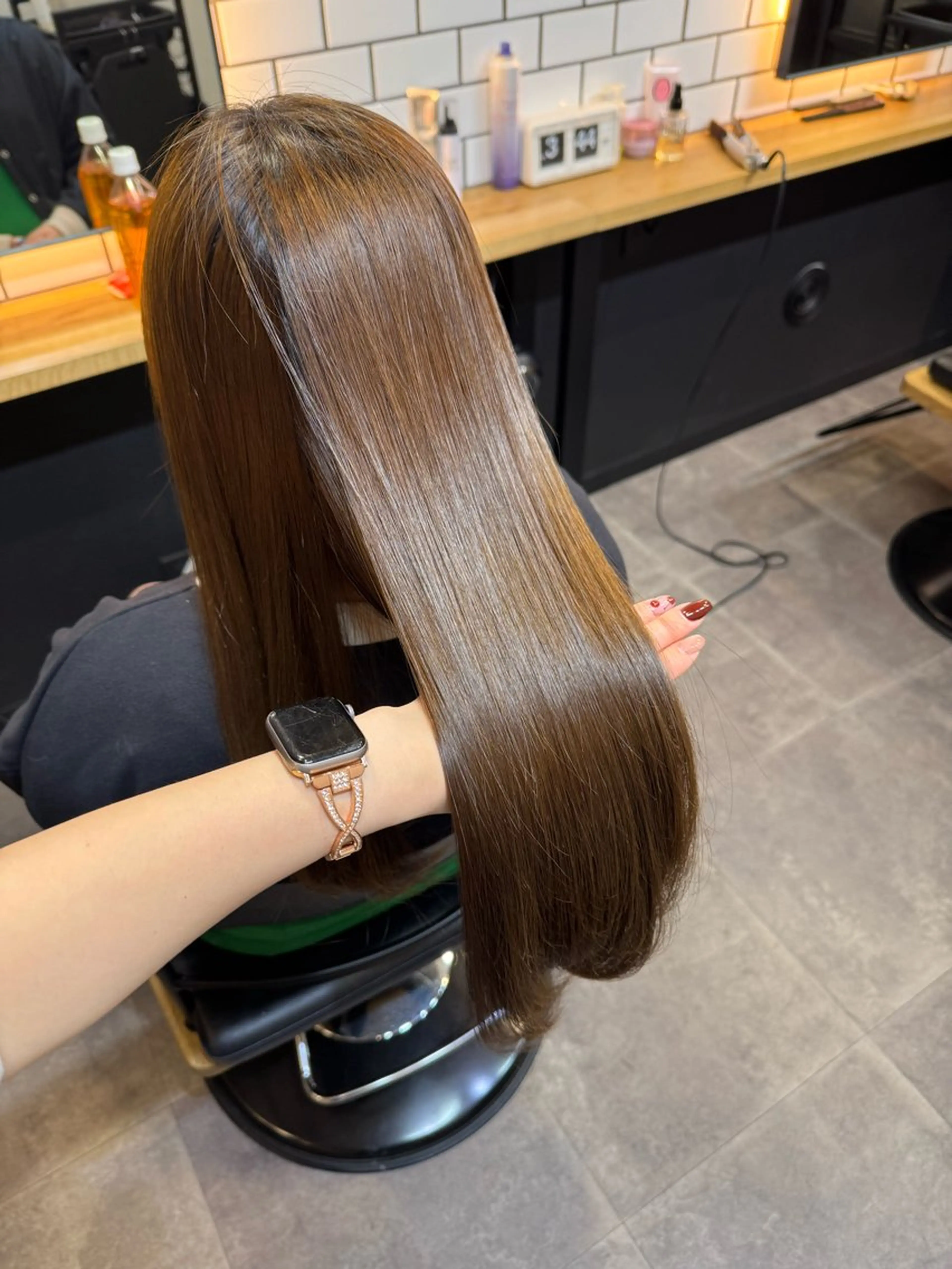 ロング カラー 髪質改善 縮毛矯正 トリートメント 吉祥寺プルエクステ 🌟Hiraiのヘアスタイル