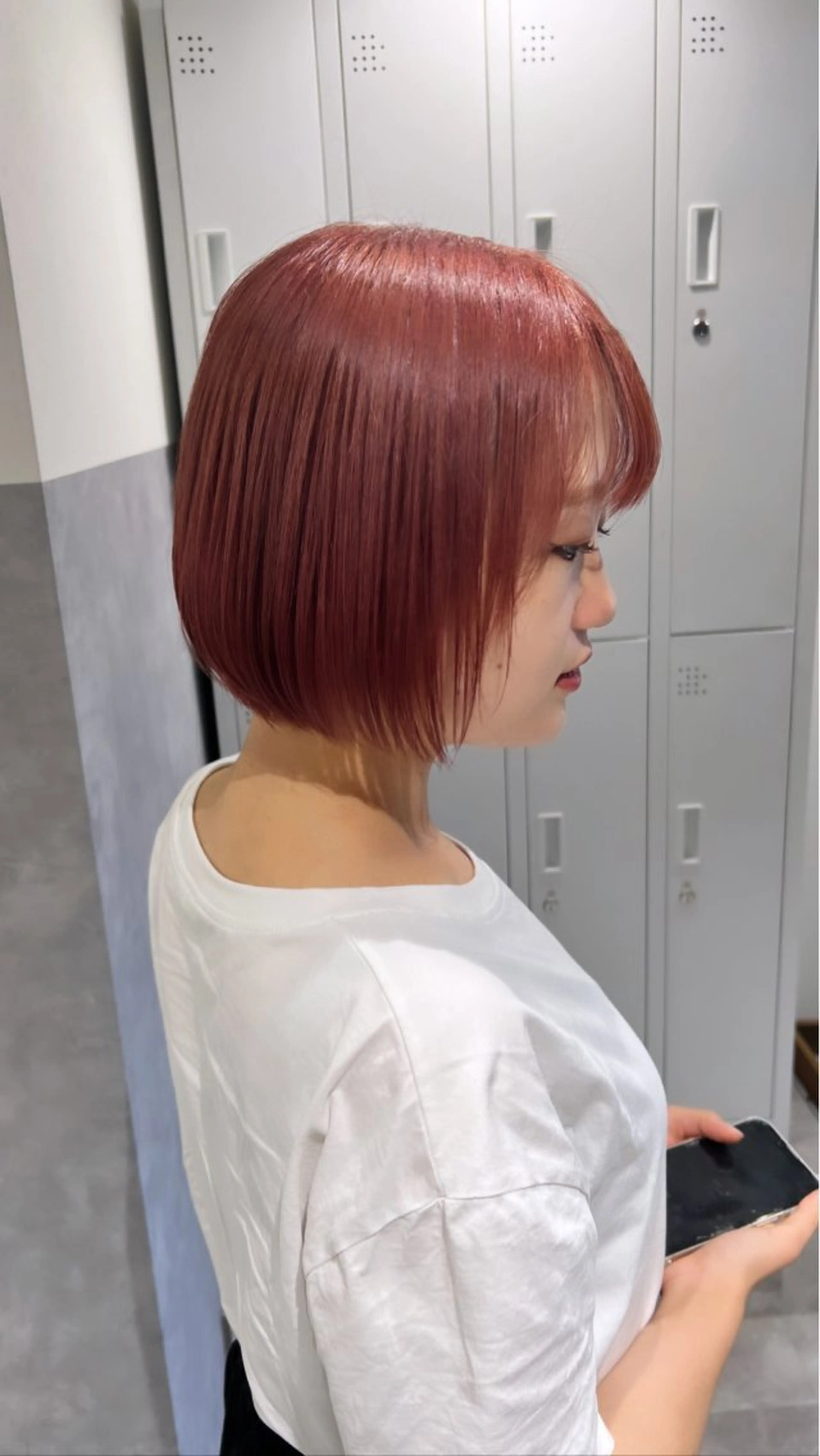 ショート カラー ブリーチ ケアブリーチ ピンクカラー 透明感/レイヤー 🇰🇷tomonaのヘアスタイル