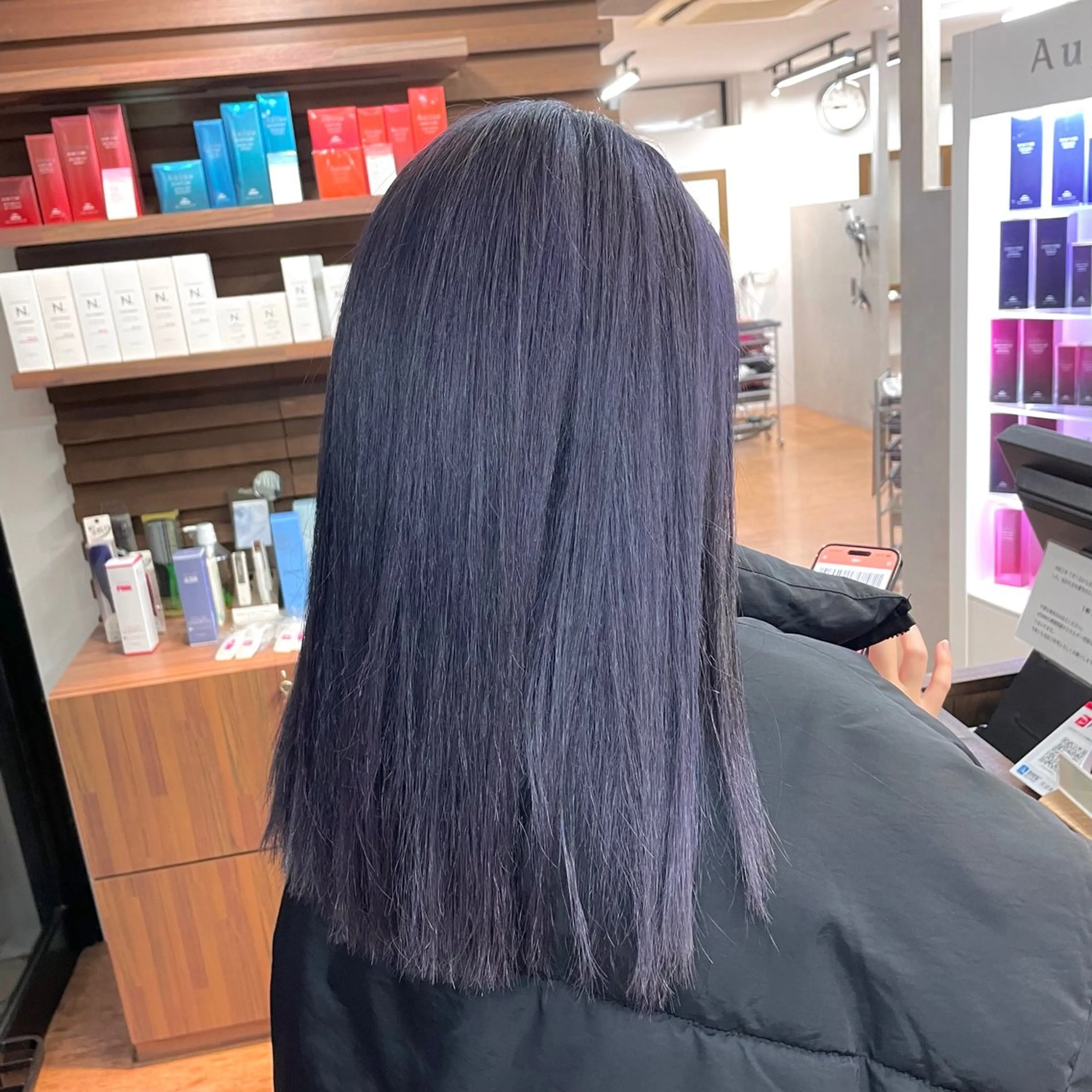 セミロング カラー ラベンダーカラー カット ヘアカラー 有田裕真 【ブリーチカラー】のヘアスタイル