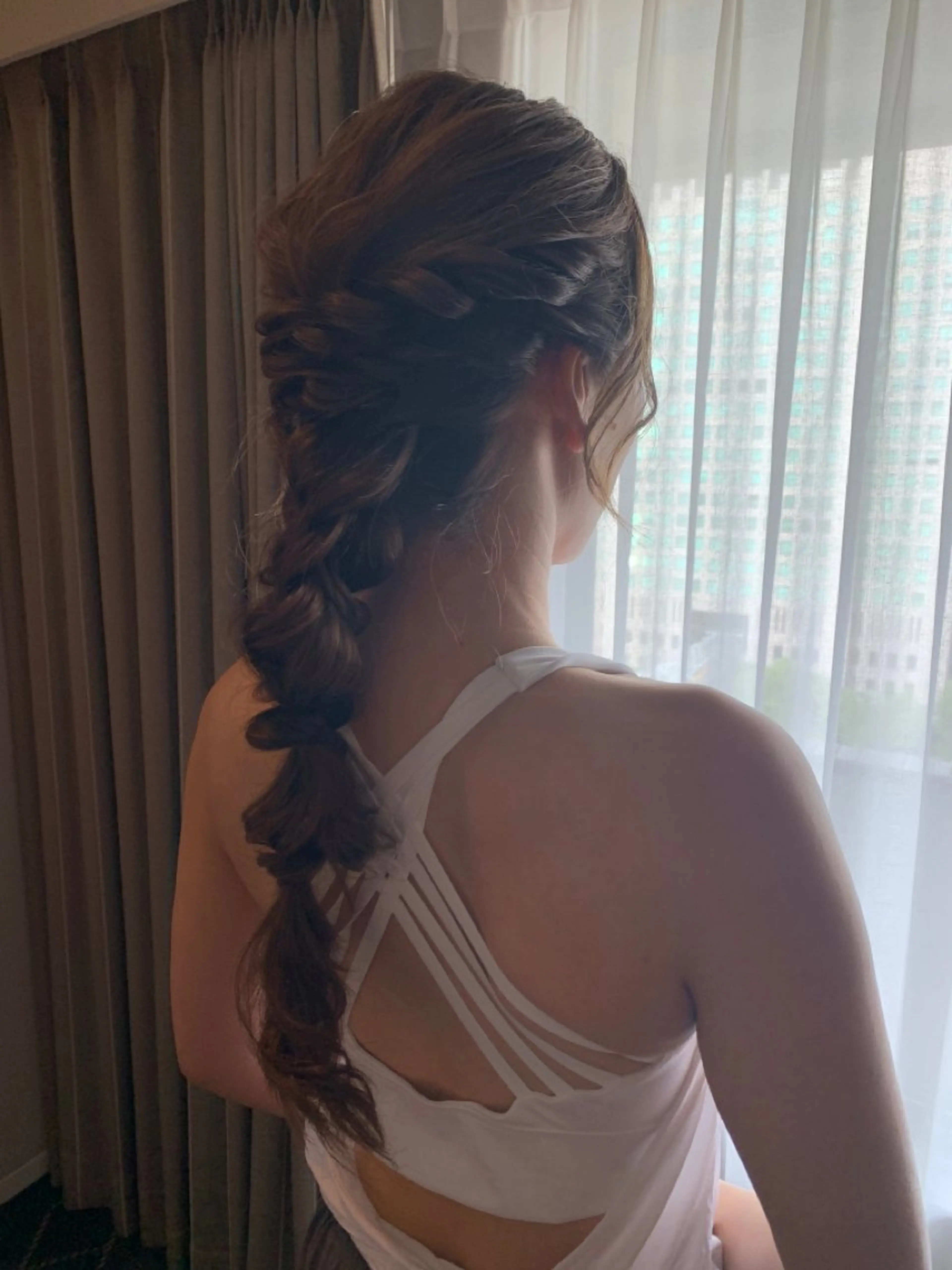 ロング ヘアセット Delight ヘアメイク着付けのヘアスタイル