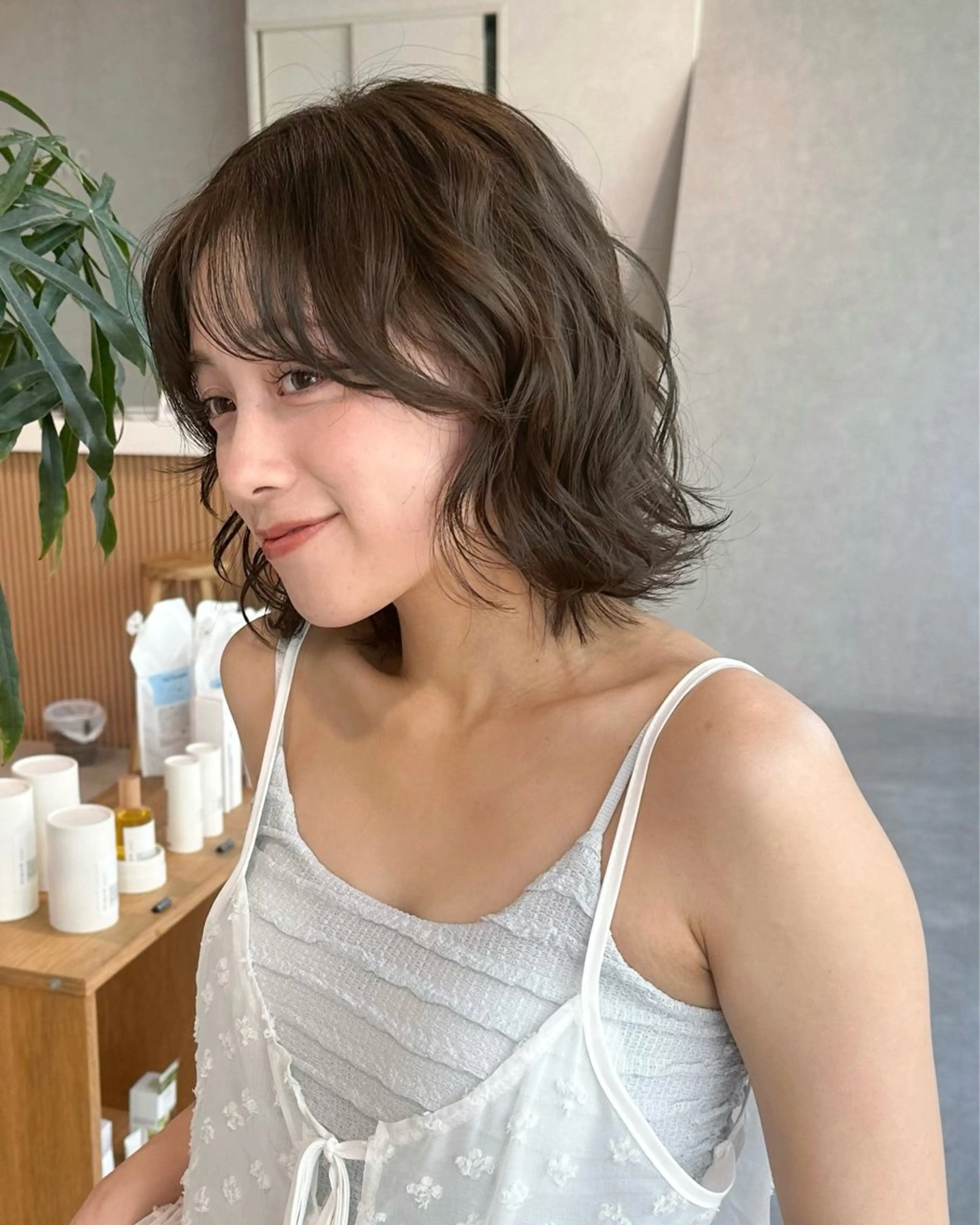 ショート パーマ カット パーマ 🫧もも🫧 ／パーマ/似合わせ/のヘアスタイル