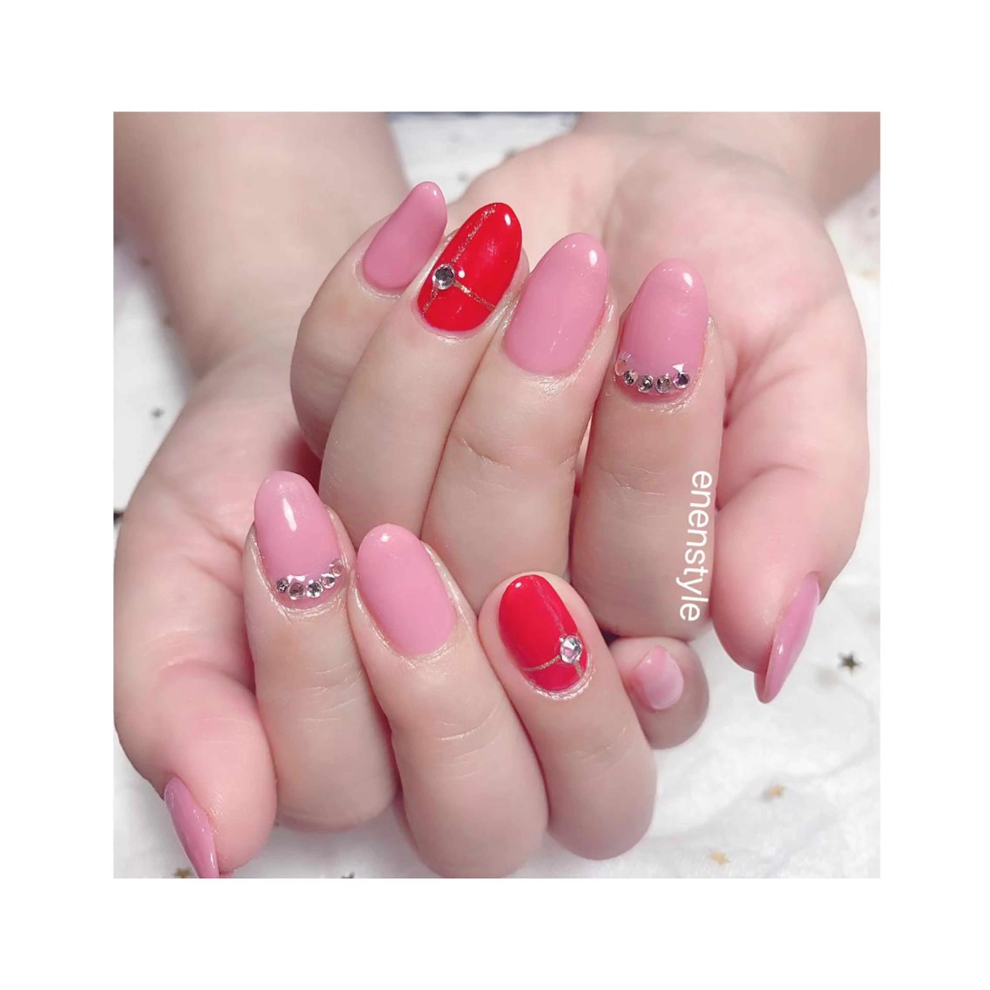 ショート ネイル ジェルネイル ニュアンスネイル オフィスネイル ワンカラーネイル パラジェル 👑enen style👑のネイルデザイン