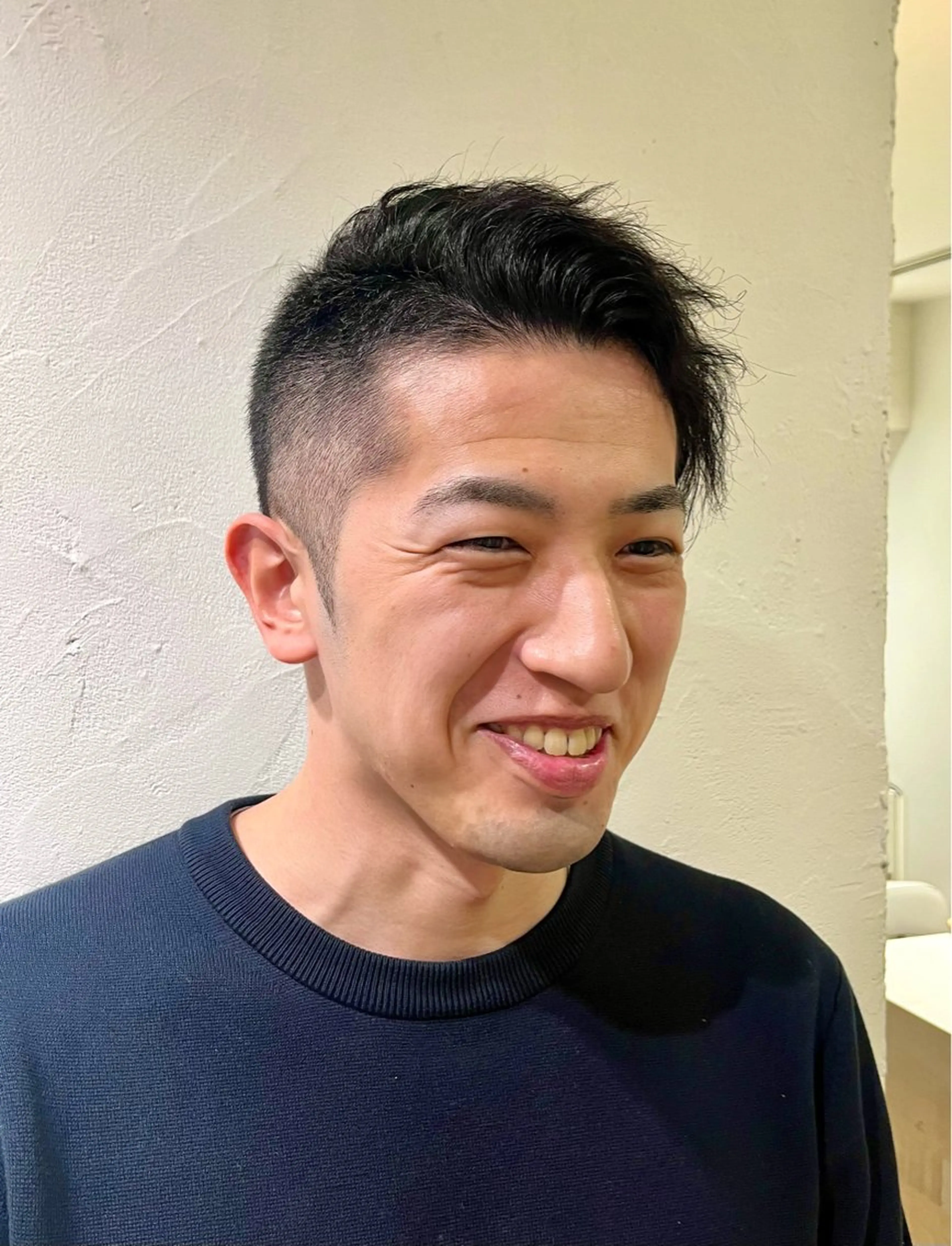 ショート メンズ メンズパーマ メンズベリーショート ベリーショート くせ毛 ショートヘア カット 美容室stadium 横田ジュンコのヘアスタイル