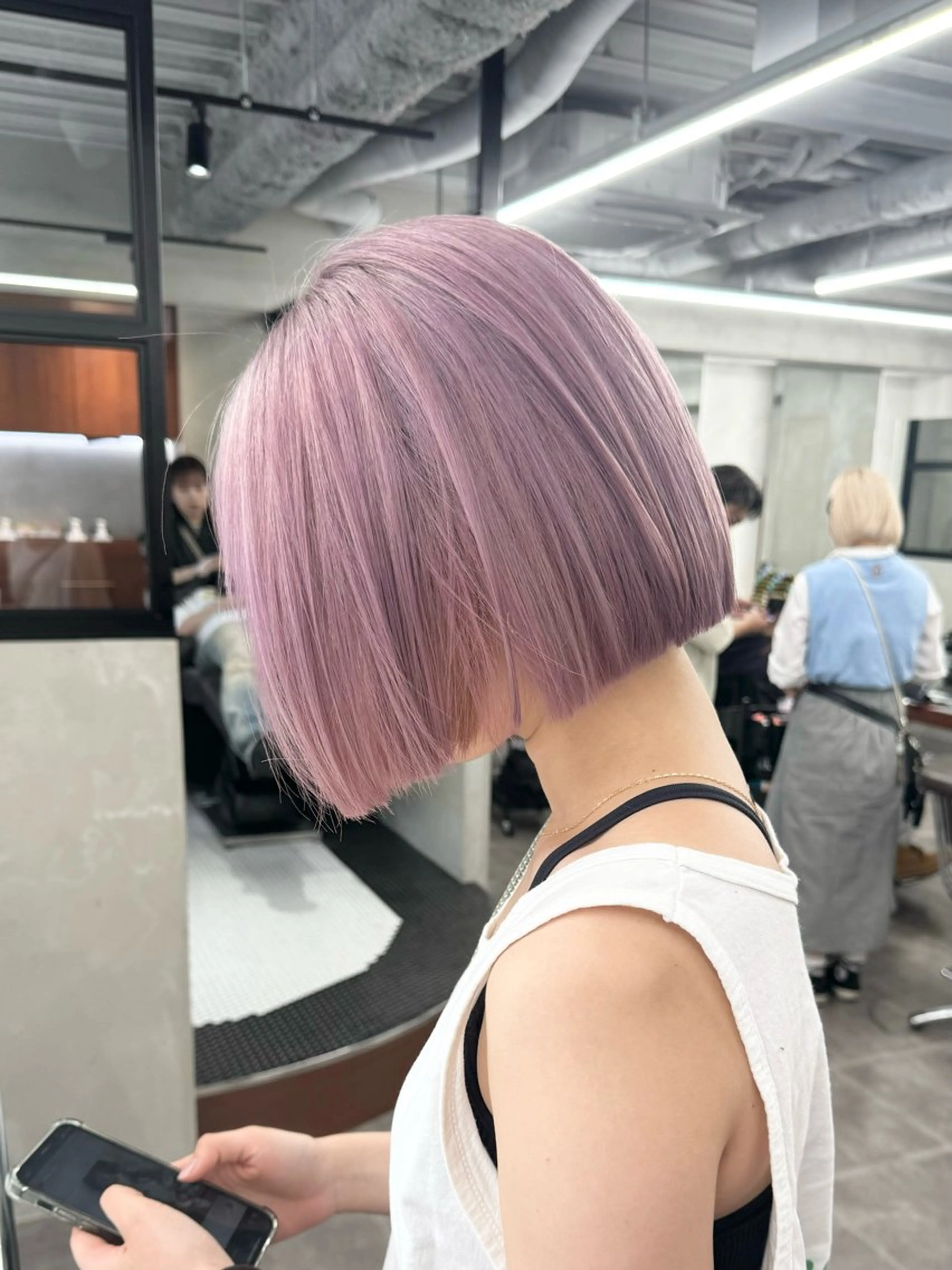 ミディアム カラー アッシュ ベージュカラー ブリーチ ブロンド ブラウンカラー カット ヘアカラー トリートメント ブリーチ　ハイトーン 特化🌈フジタハルキのヘアスタイル