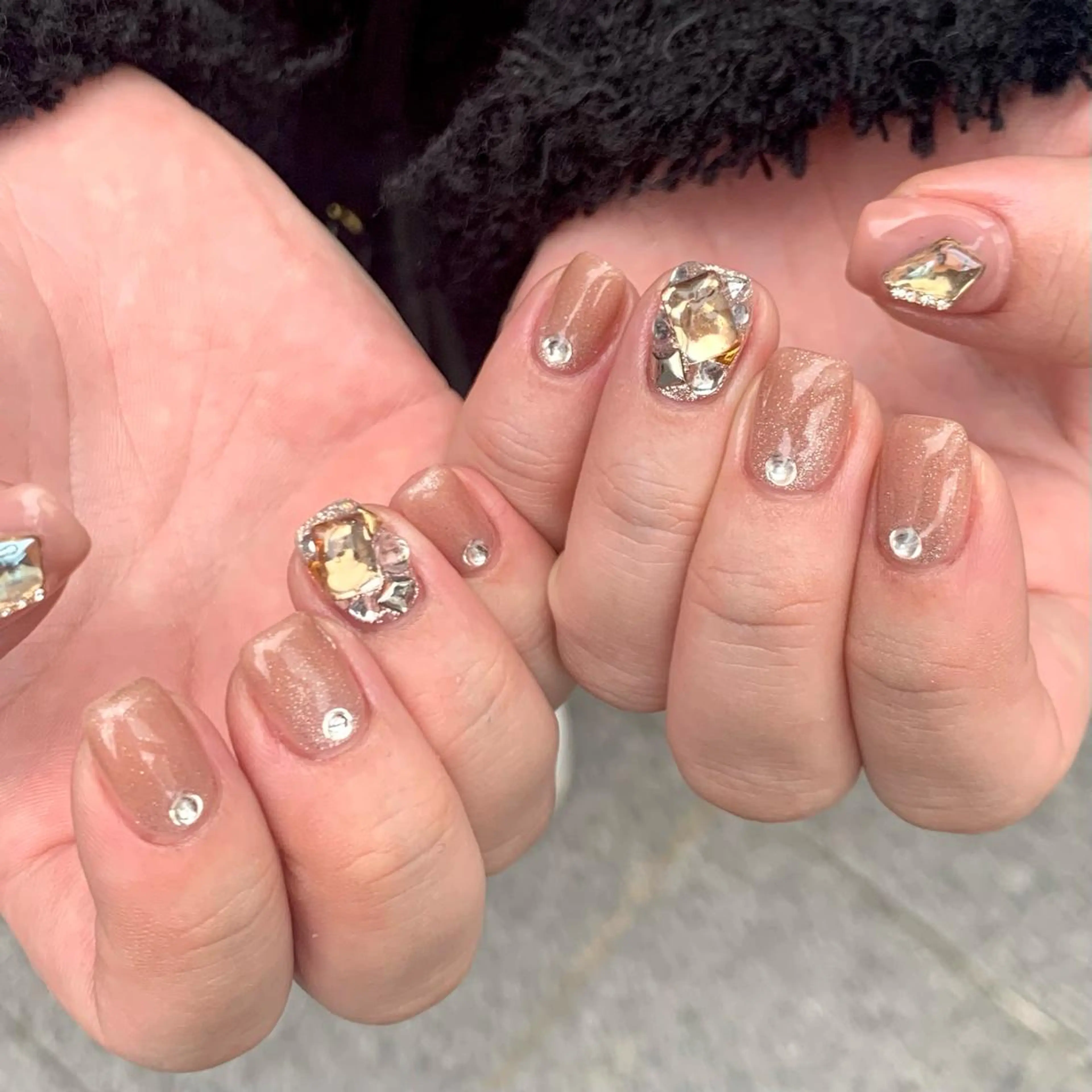 ネイル マグネットネイル 山藤 萌永のネイルデザイン