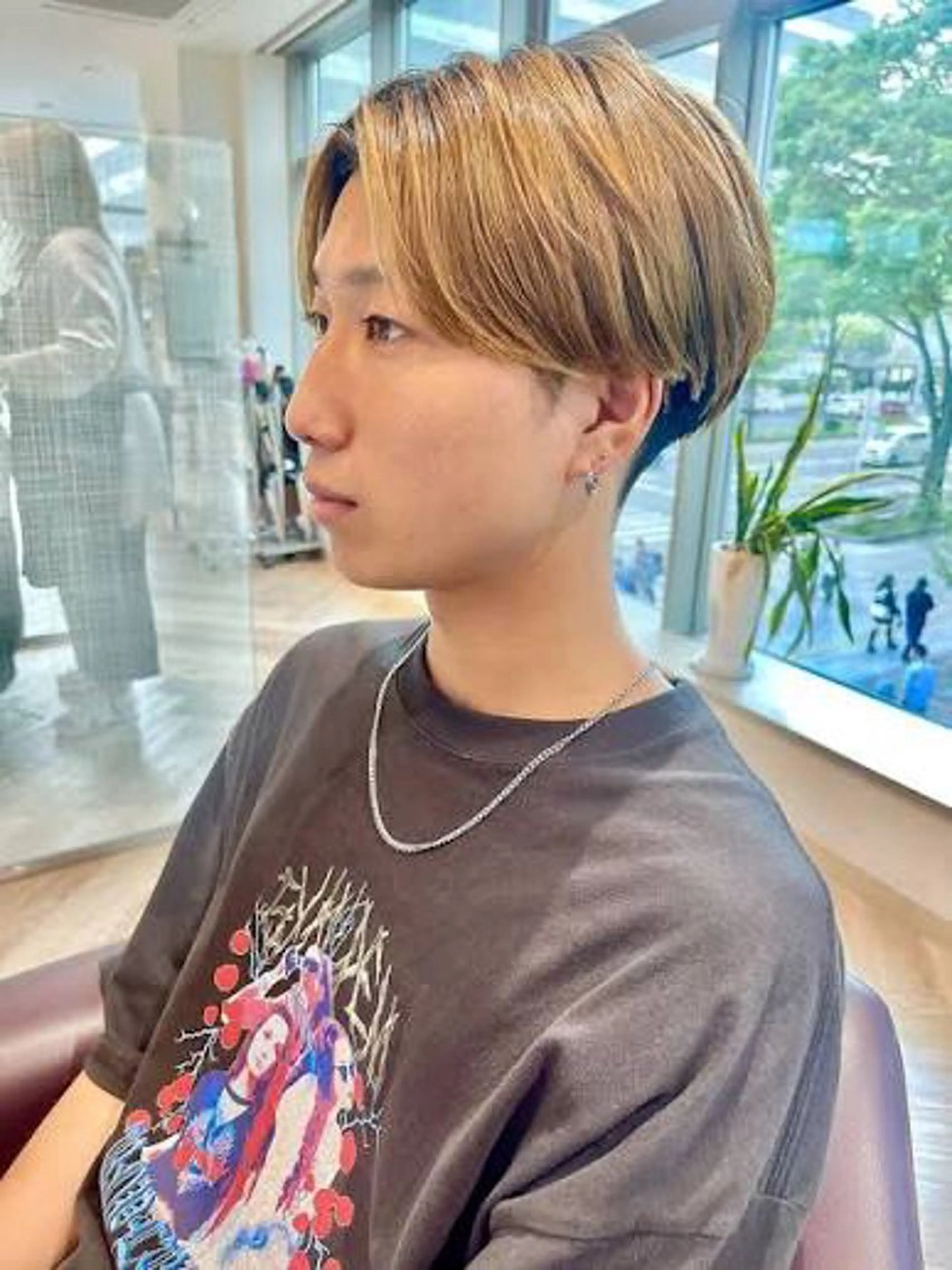 カラー メンズ カラー/カット パーマtoshikiのヘアスタイル