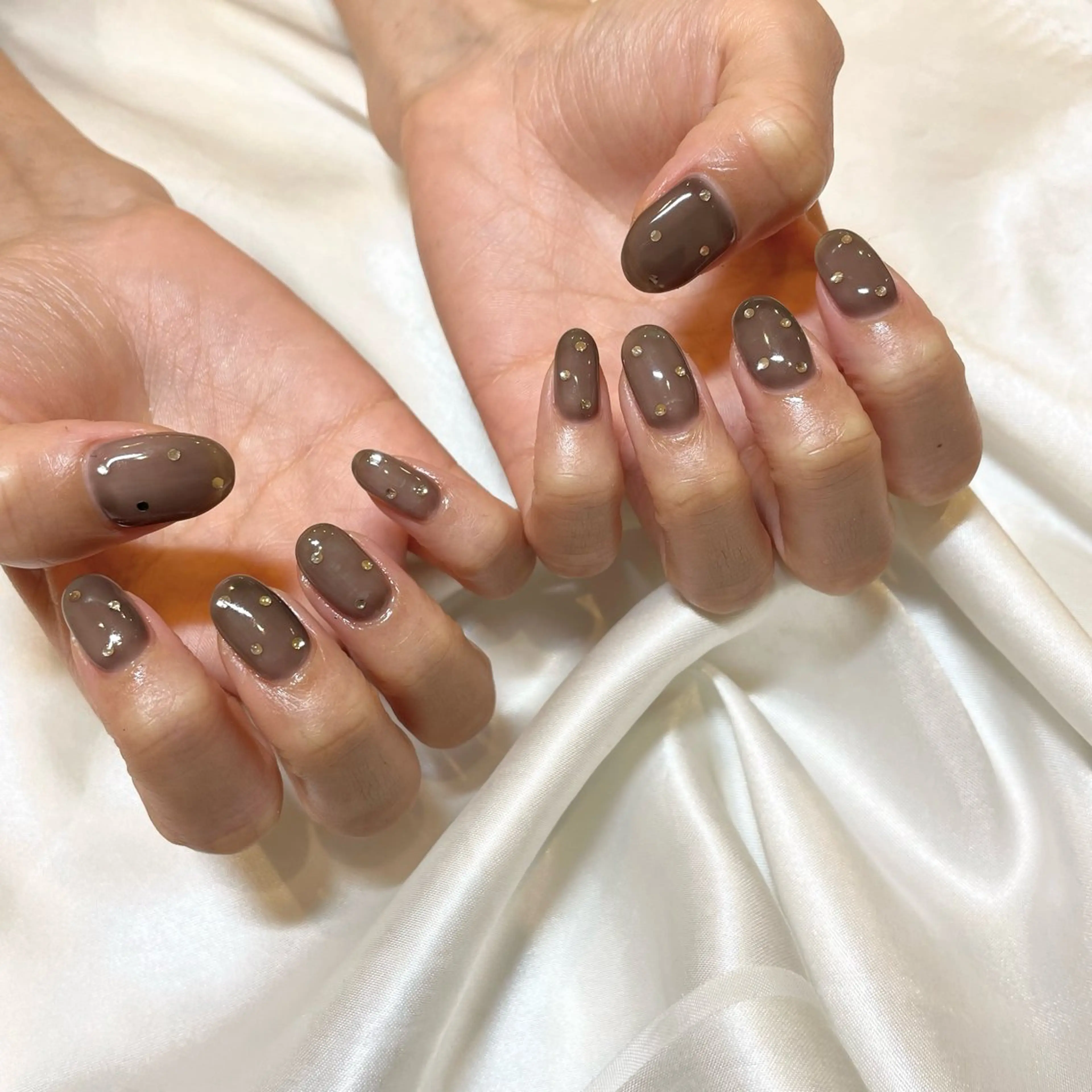 ネイル ストーンネイル ハンドネイル ui nailのネイルデザイン