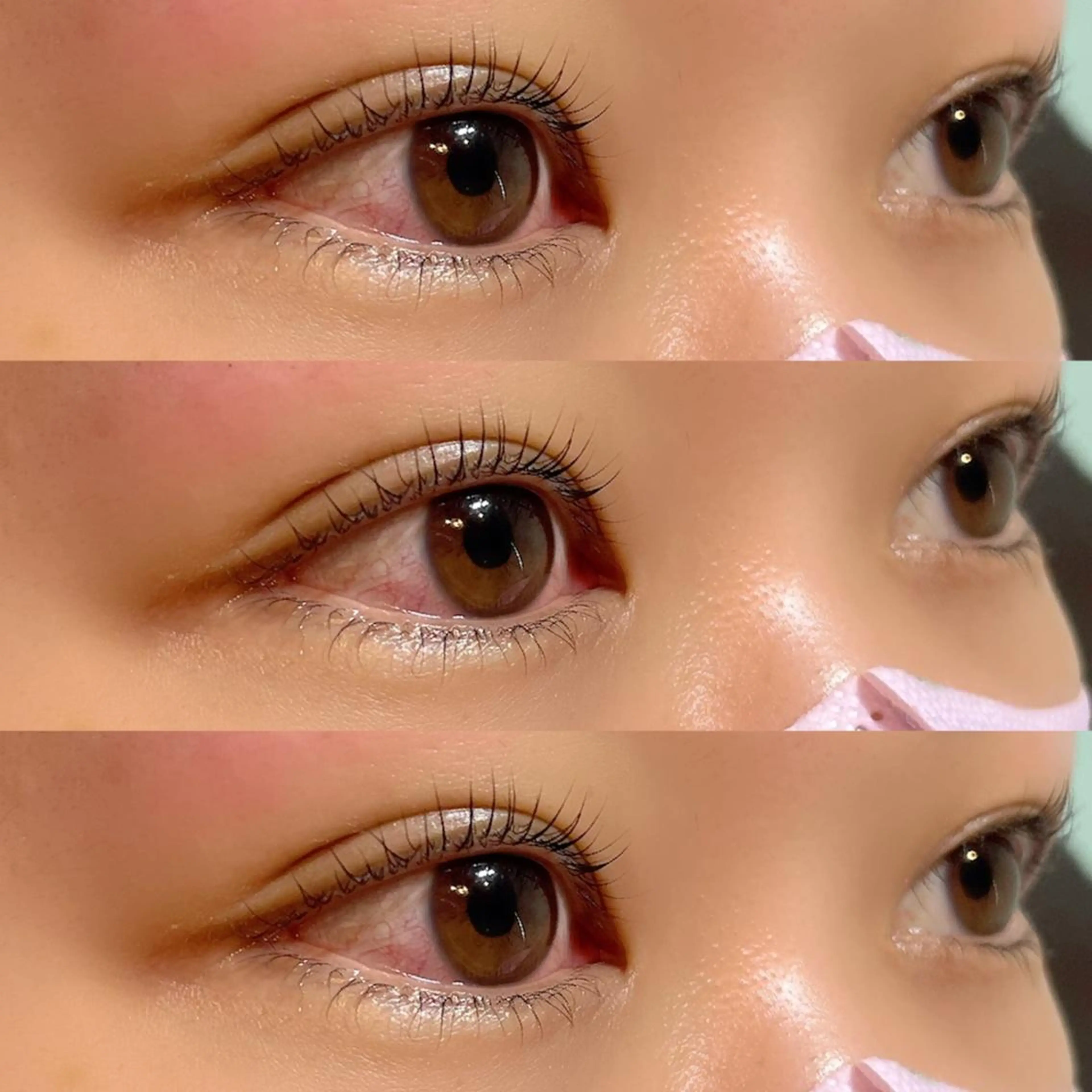 マツエク・マツパ キュート まつげパーマ 下まつげエクステ マツパ lucolu Rikaのマツエク・マツパデザイン