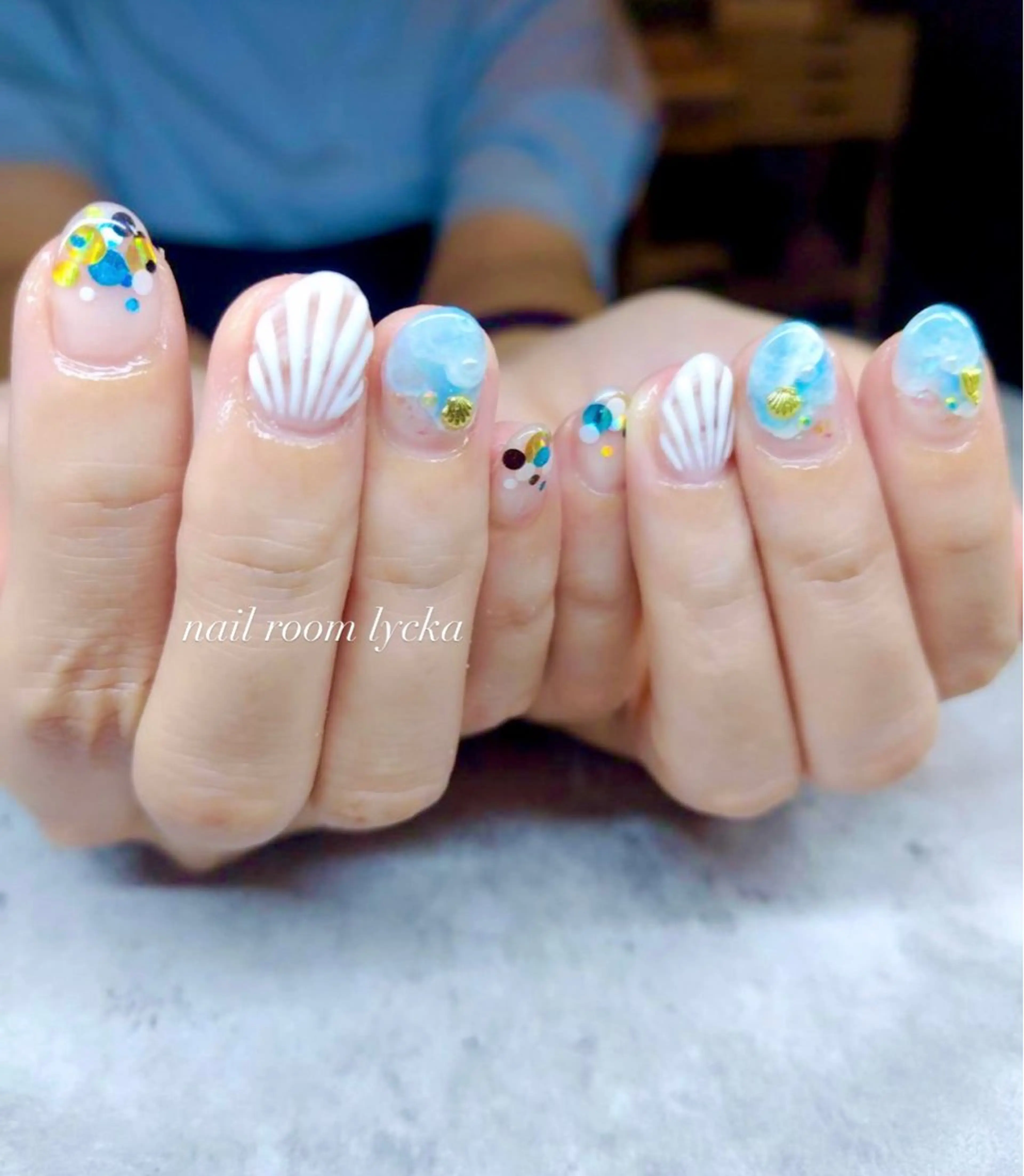 ネイル ﾈｲﾙﾙｰﾑﾘｯｶ 𝐦𝐚𝐲𝐮のネイルデザイン