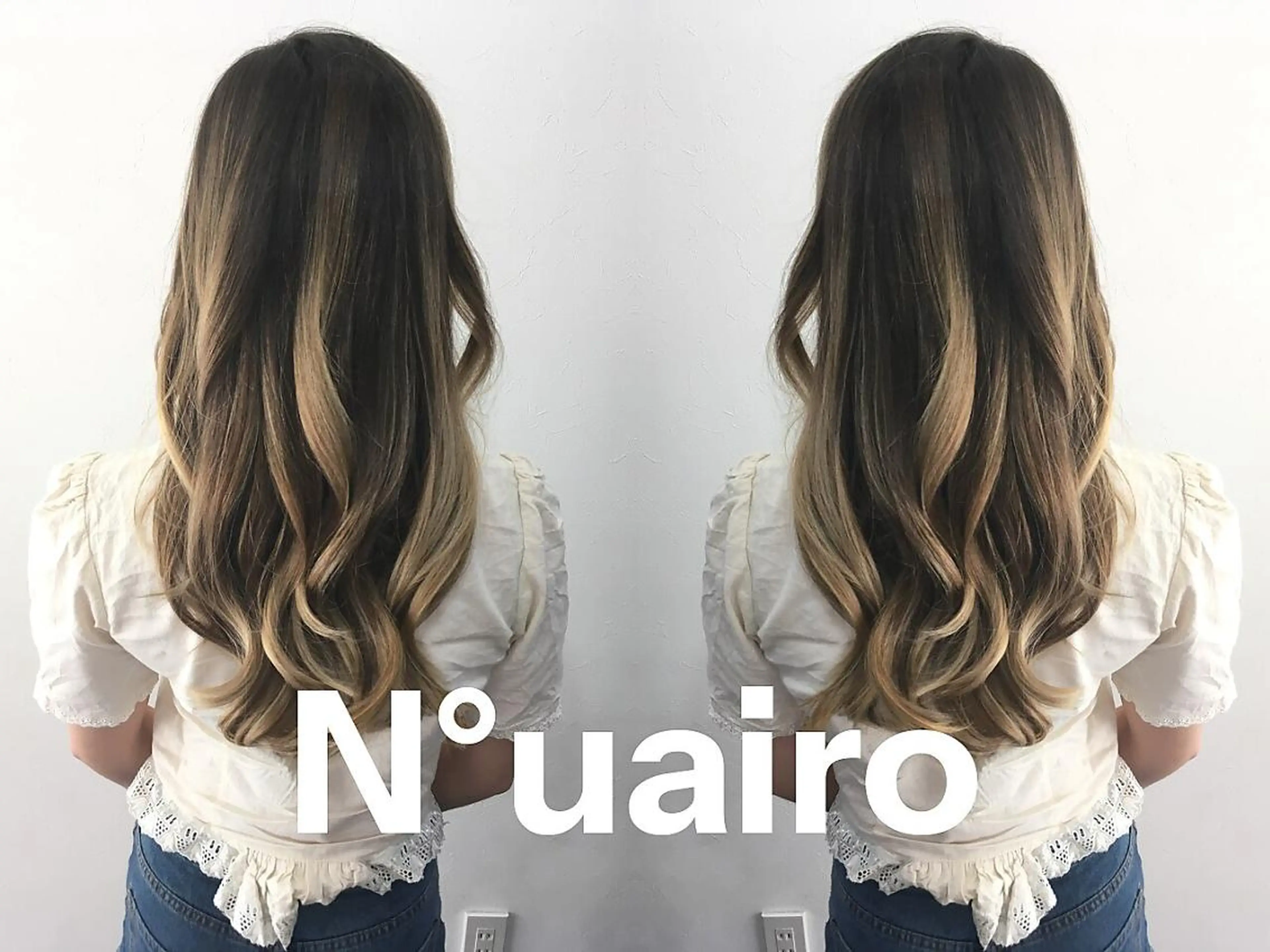 ロング カット ヘアカラー トリートメント N° uairo 川崎店【ユアイロ】のヘアスタイル