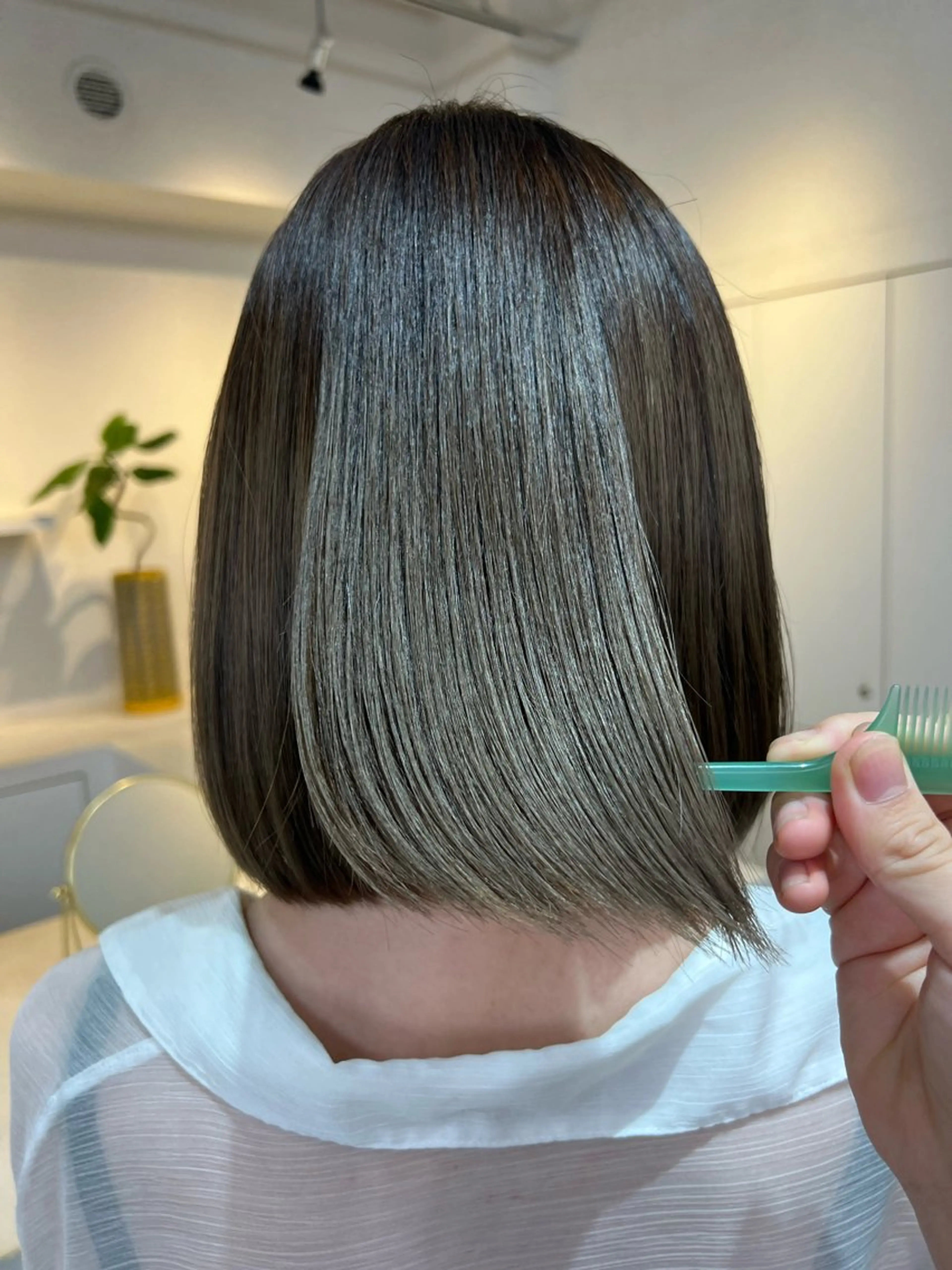 ショート カラー ヘアカラー トリートメント 表参道/kozue/ 艶髪/髪質改善のヘアスタイル