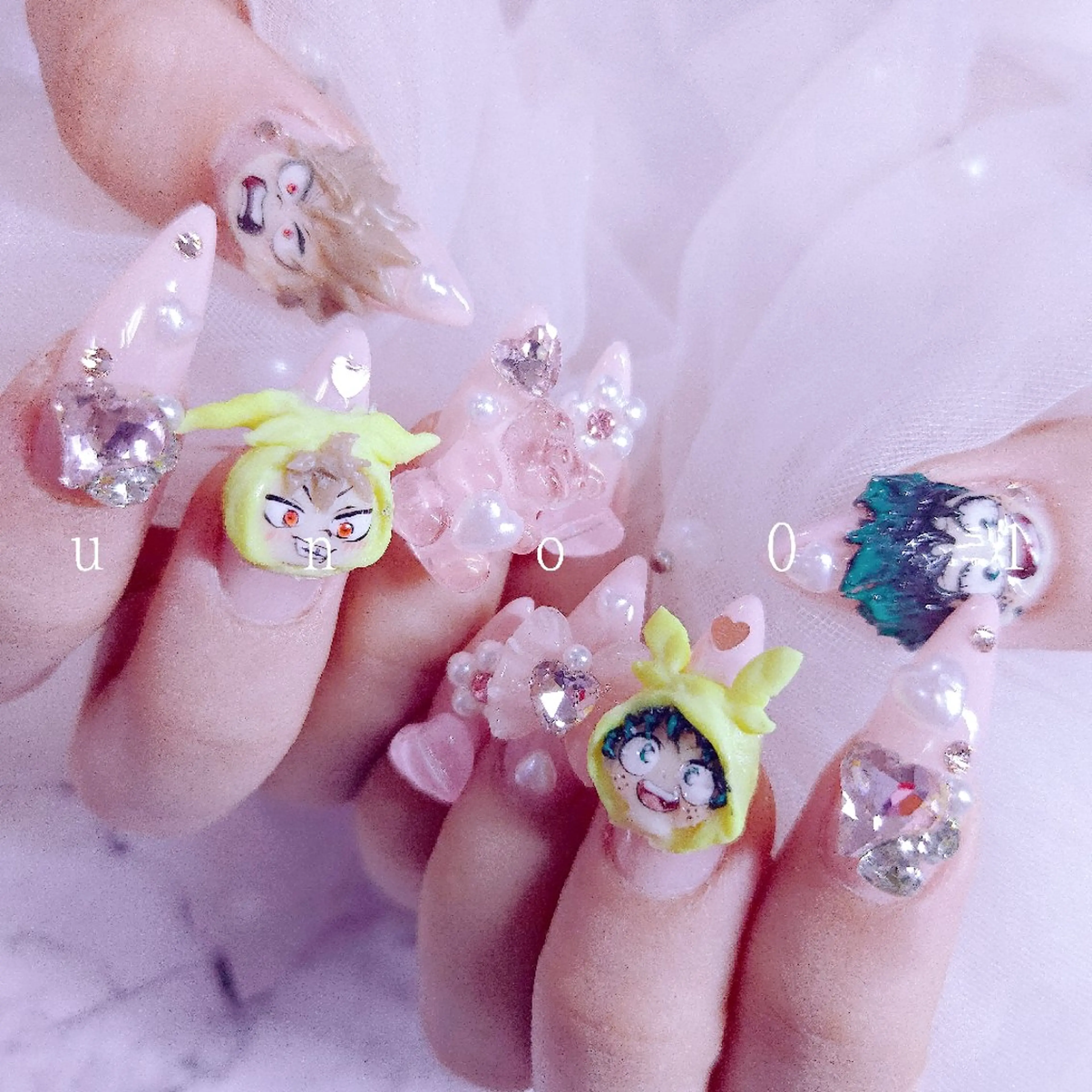 ネイル 梅田🦄中崎町🩵 u n o 0 1のネイルデザイン