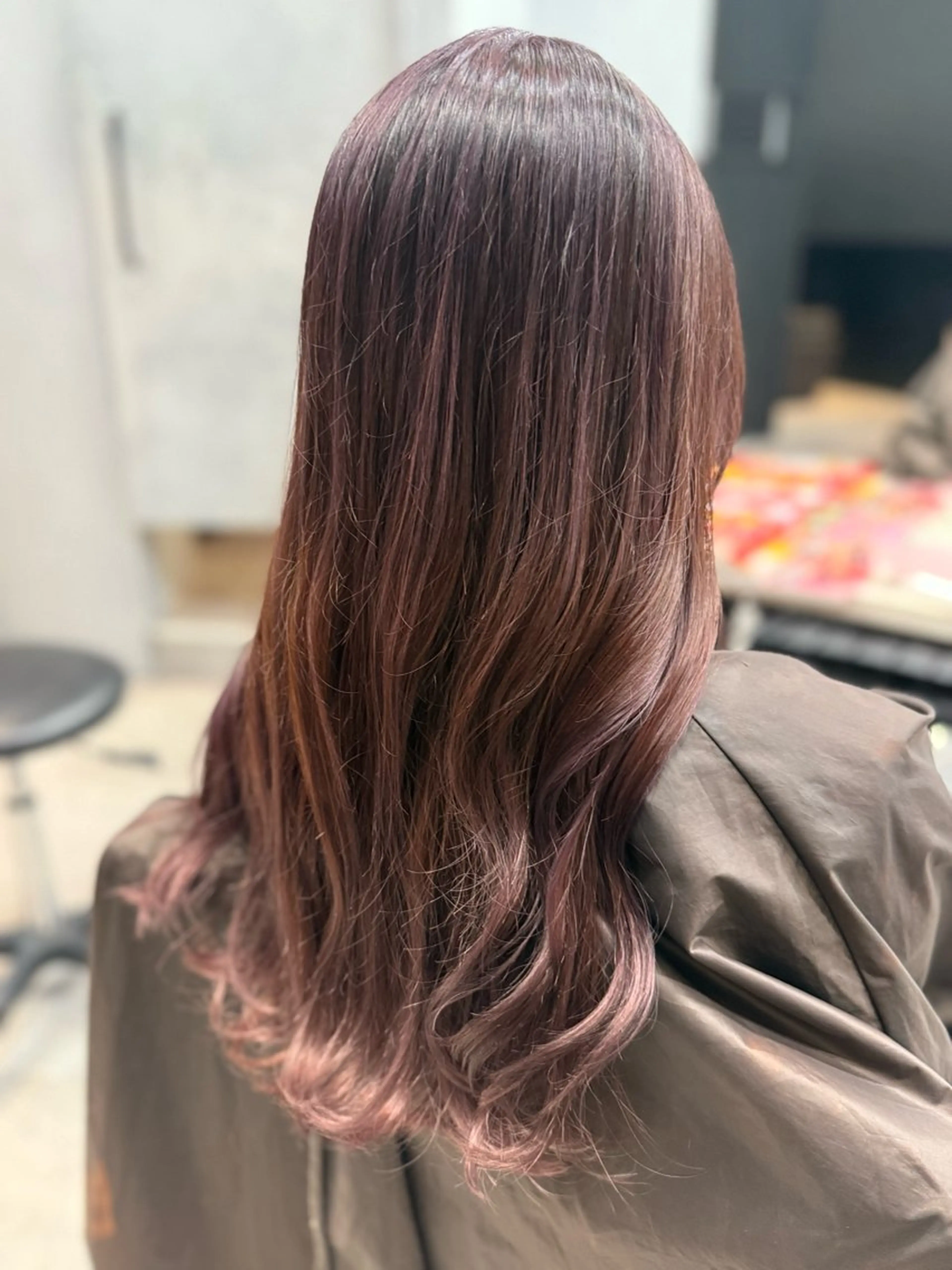 ロング カラー Nene 🪽🤍推しカラーのヘアスタイル