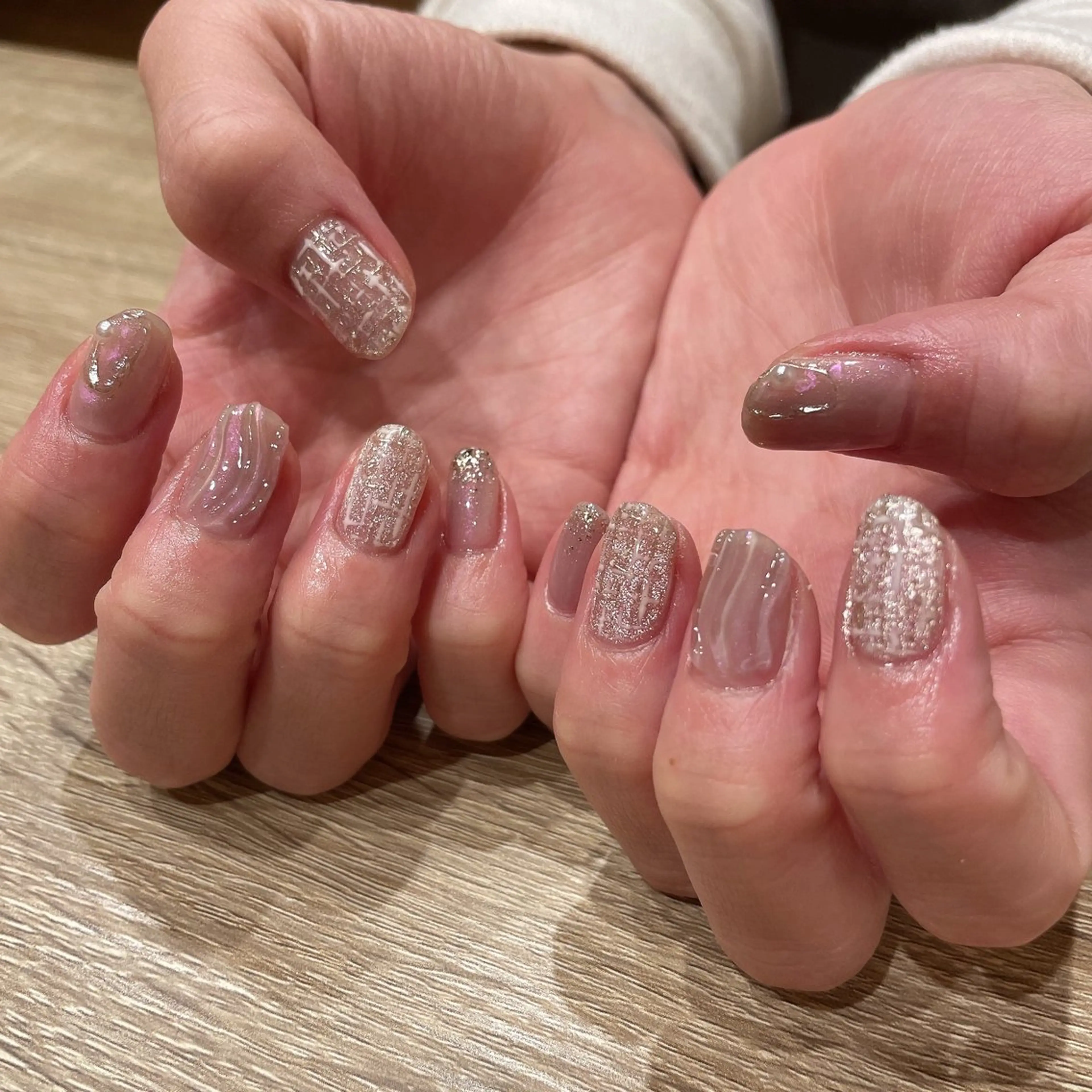 ネイル アートネイル ラメ(グリッター) liberté所属・liberté🫧 新小岩のネイルデザイン