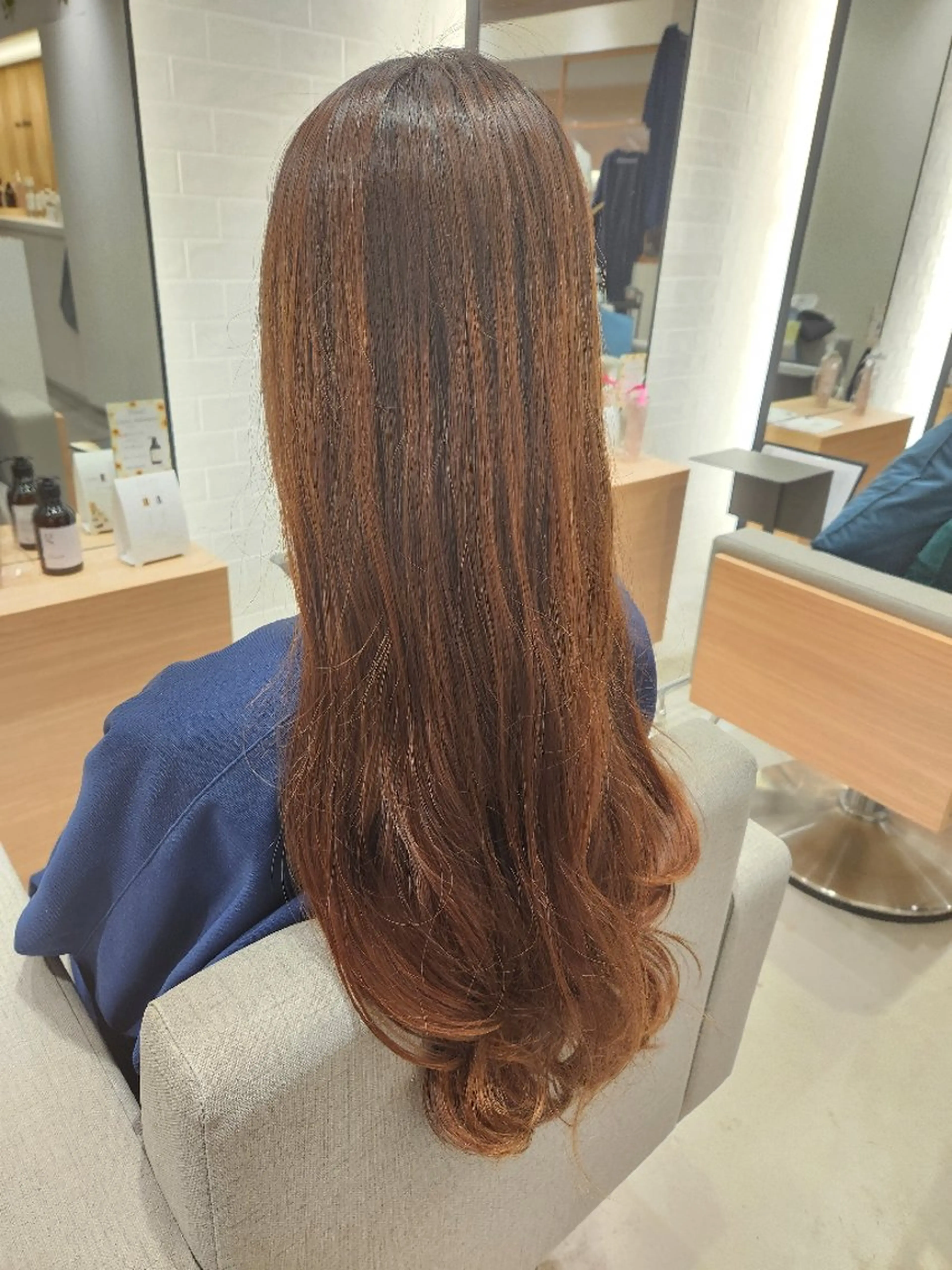 パーマ ロング 💜艶髪カラー💜 🎶富川美希🎶のヘアスタイル