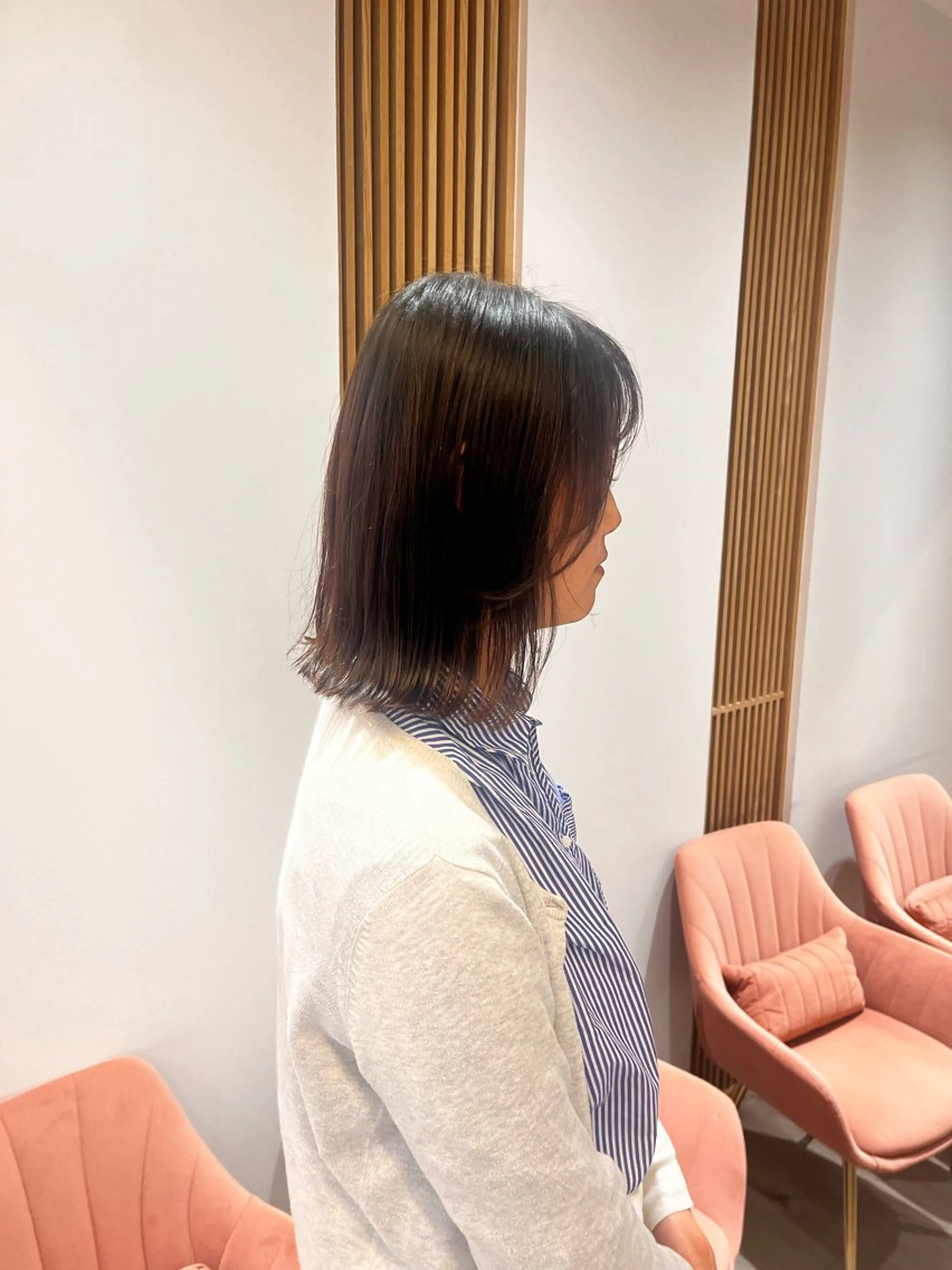 ミディアム Rosierbleu 道正のヘアスタイル