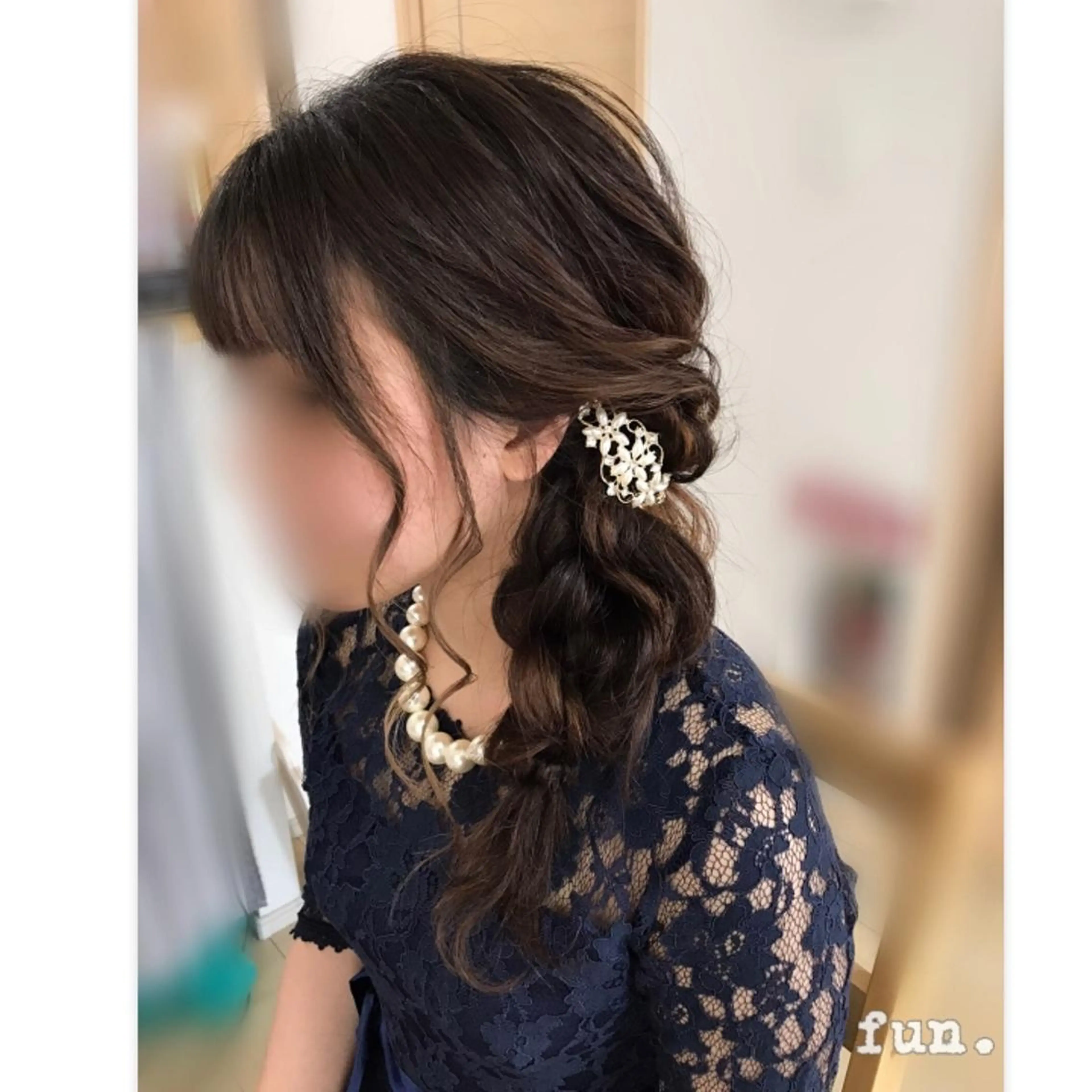 セミロング ヘアアレンジ fun./ヘアセット /エクステ/着付のその他イメージ