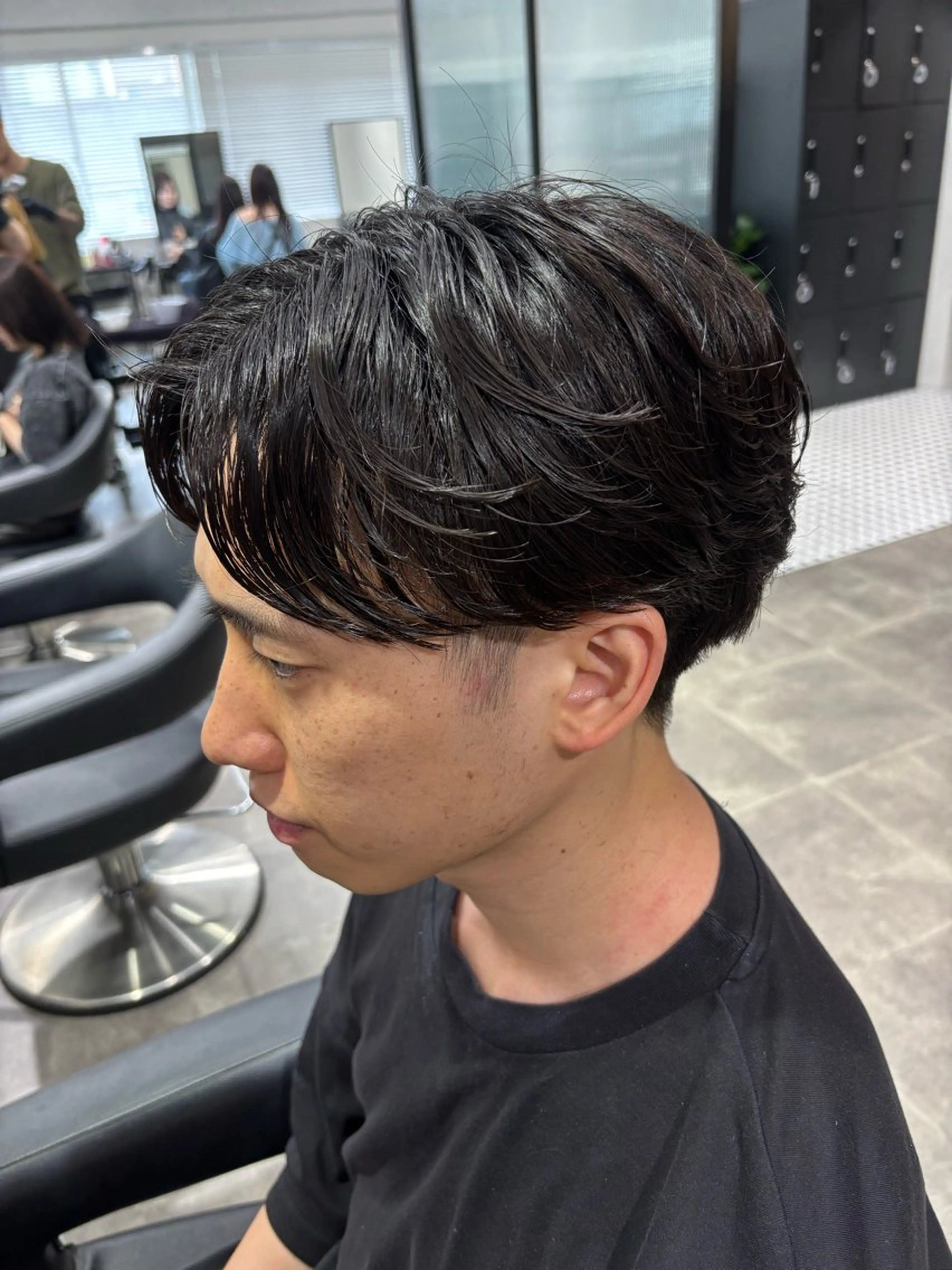 メンズ カット パーマ 🪽直毛男子の救世主 🪽フェザーパーマのヘアスタイル