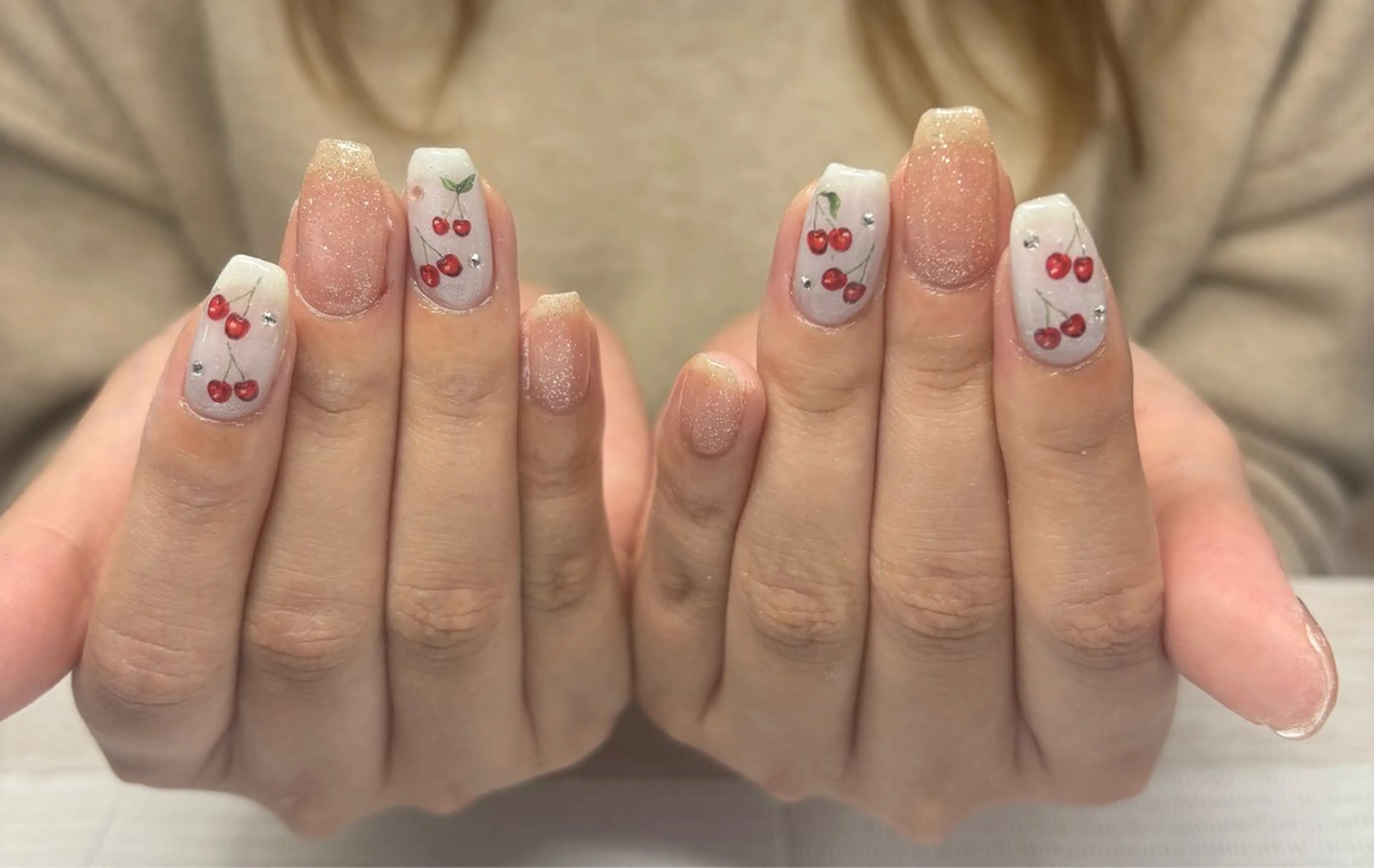 ネイル 春ネイル ハンドネイル TRU🩵 みゆうのネイルデザイン