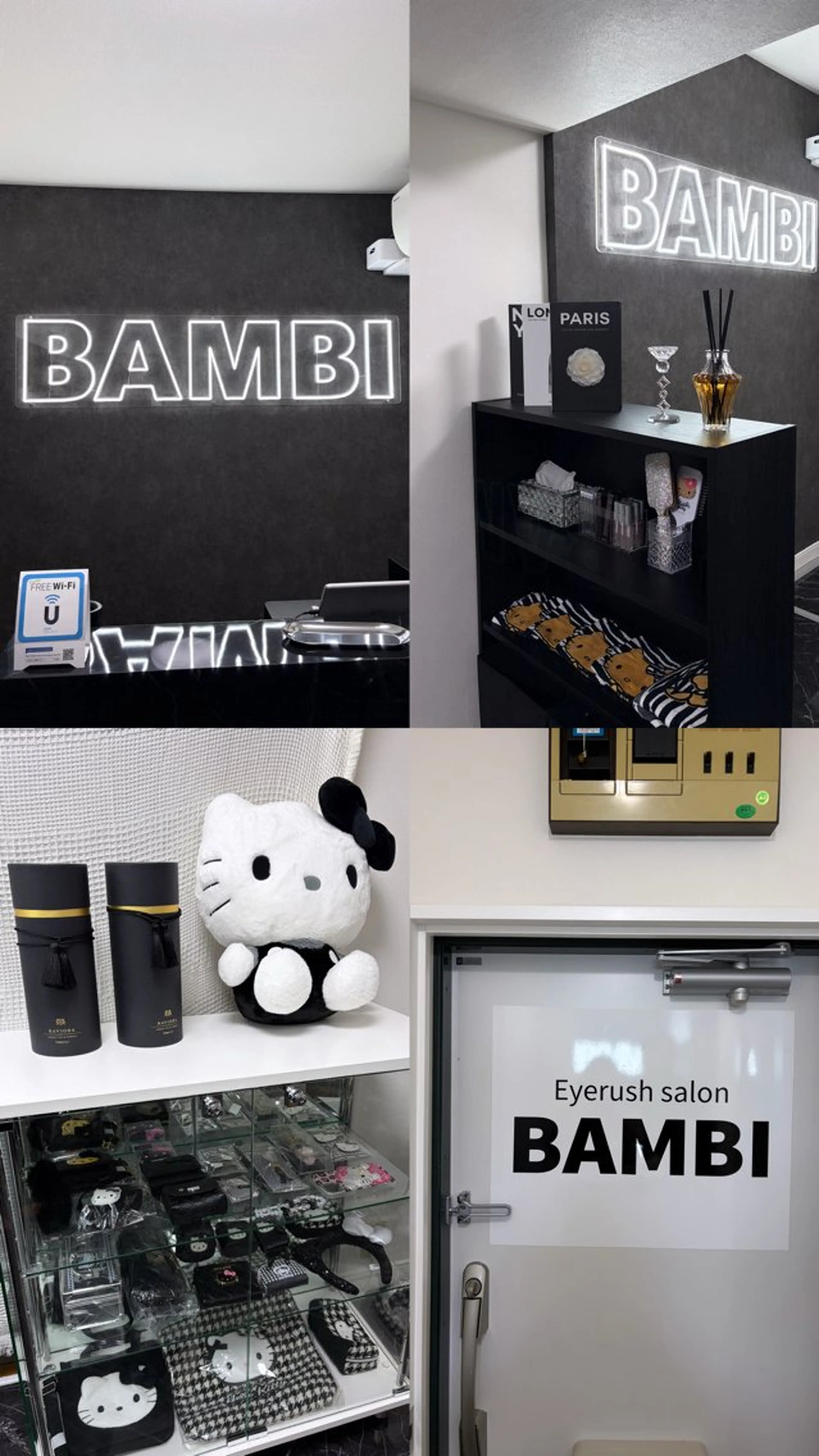 マツエク・マツパ BAMBI 🖤KAWAIのマツエク・マツパデザイン