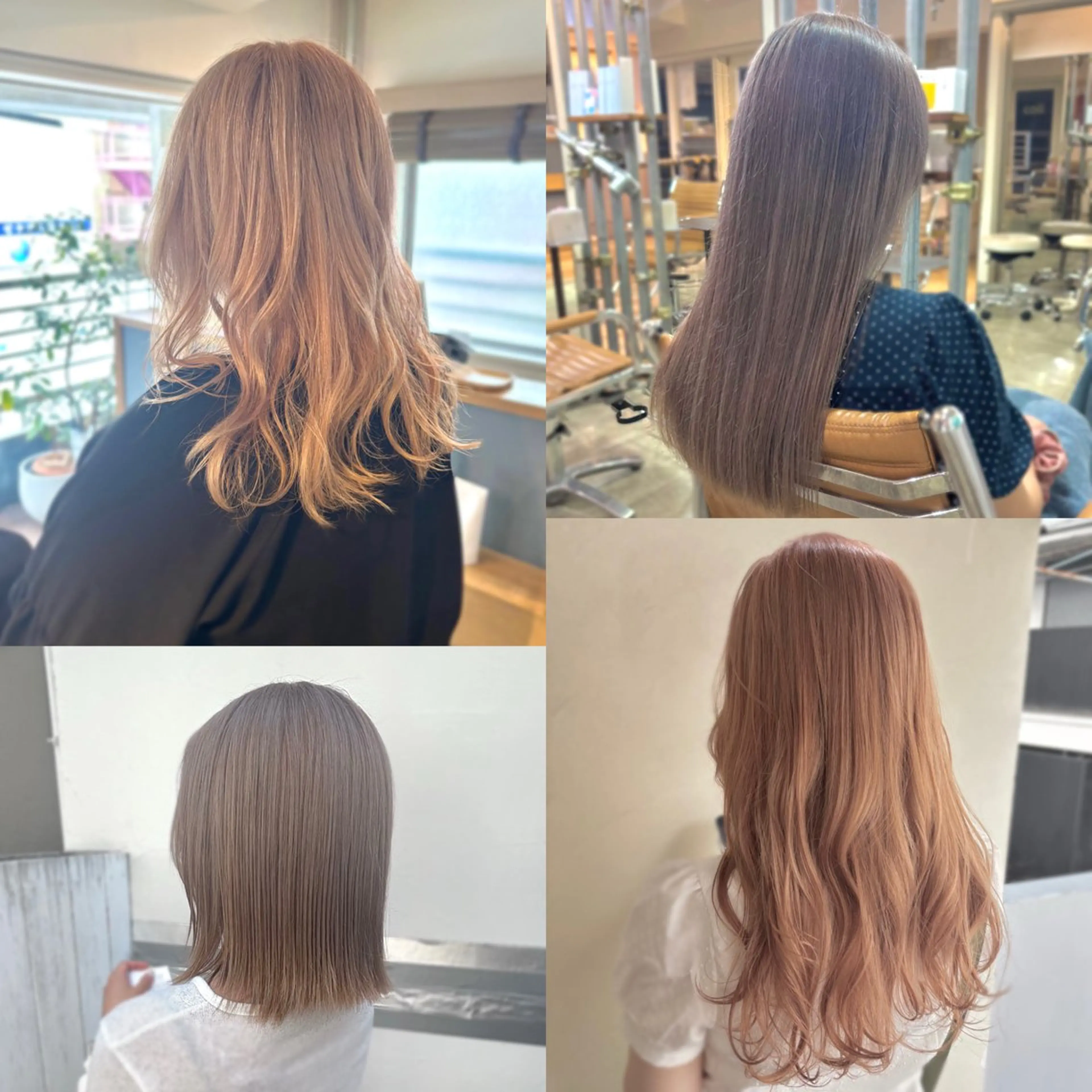 セミロング カット ヘアカラー トリートメント 髪質改善/ヘアケア coiiはしもとはなのヘアスタイル