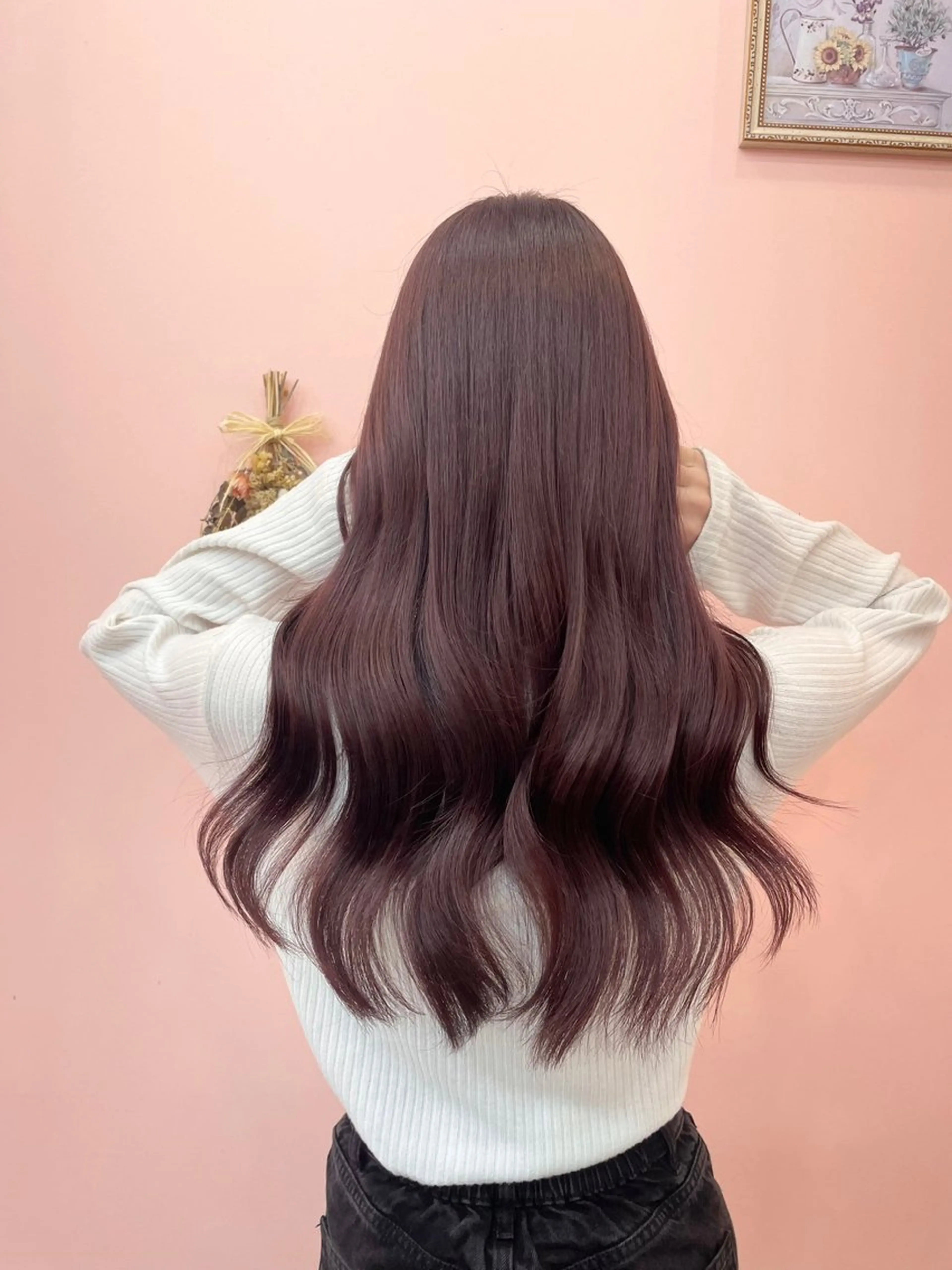 ロング カラー ヘアアレンジ 山本 史奈のヘアスタイル