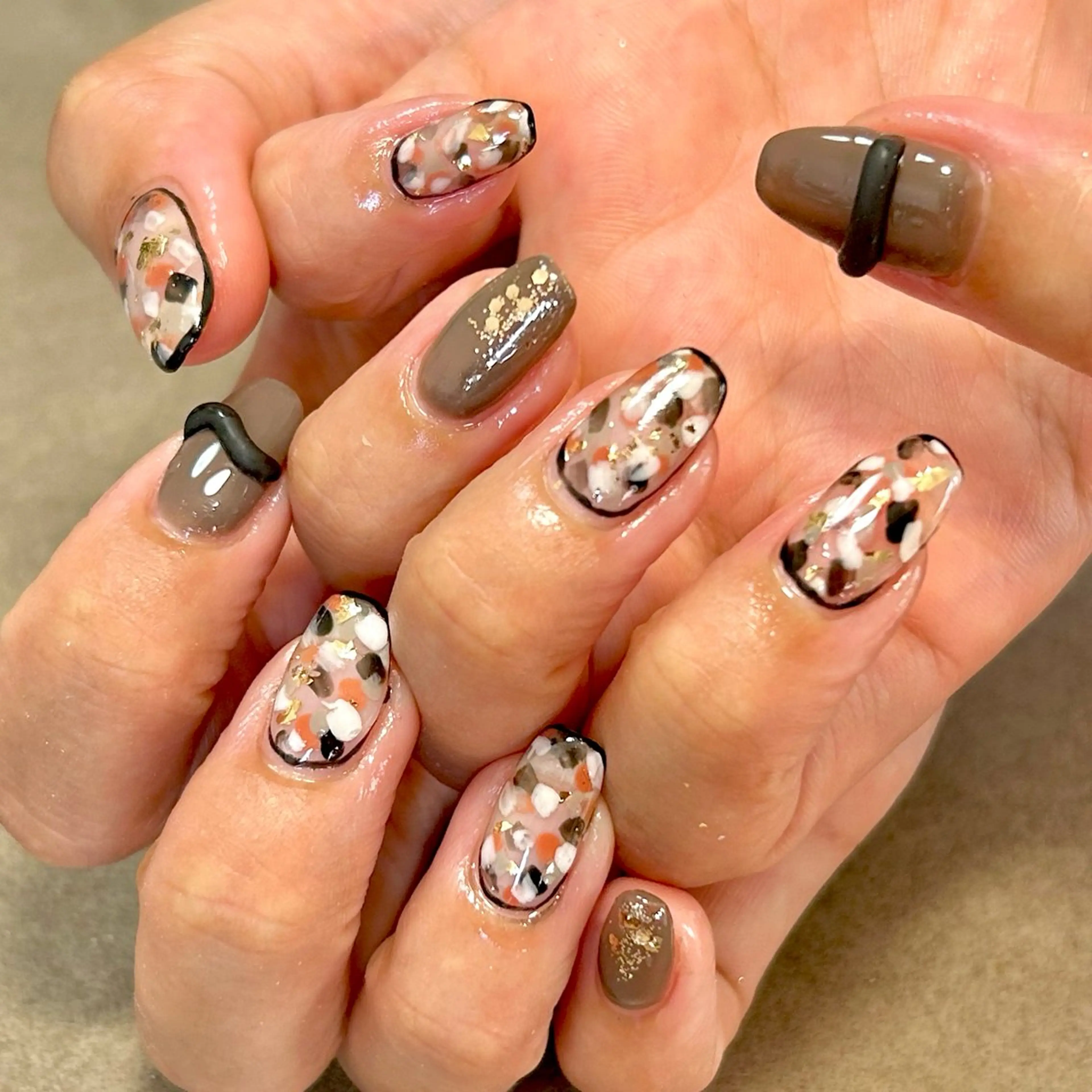 ネイル 𐂃 colorer𐂃のネイルデザイン