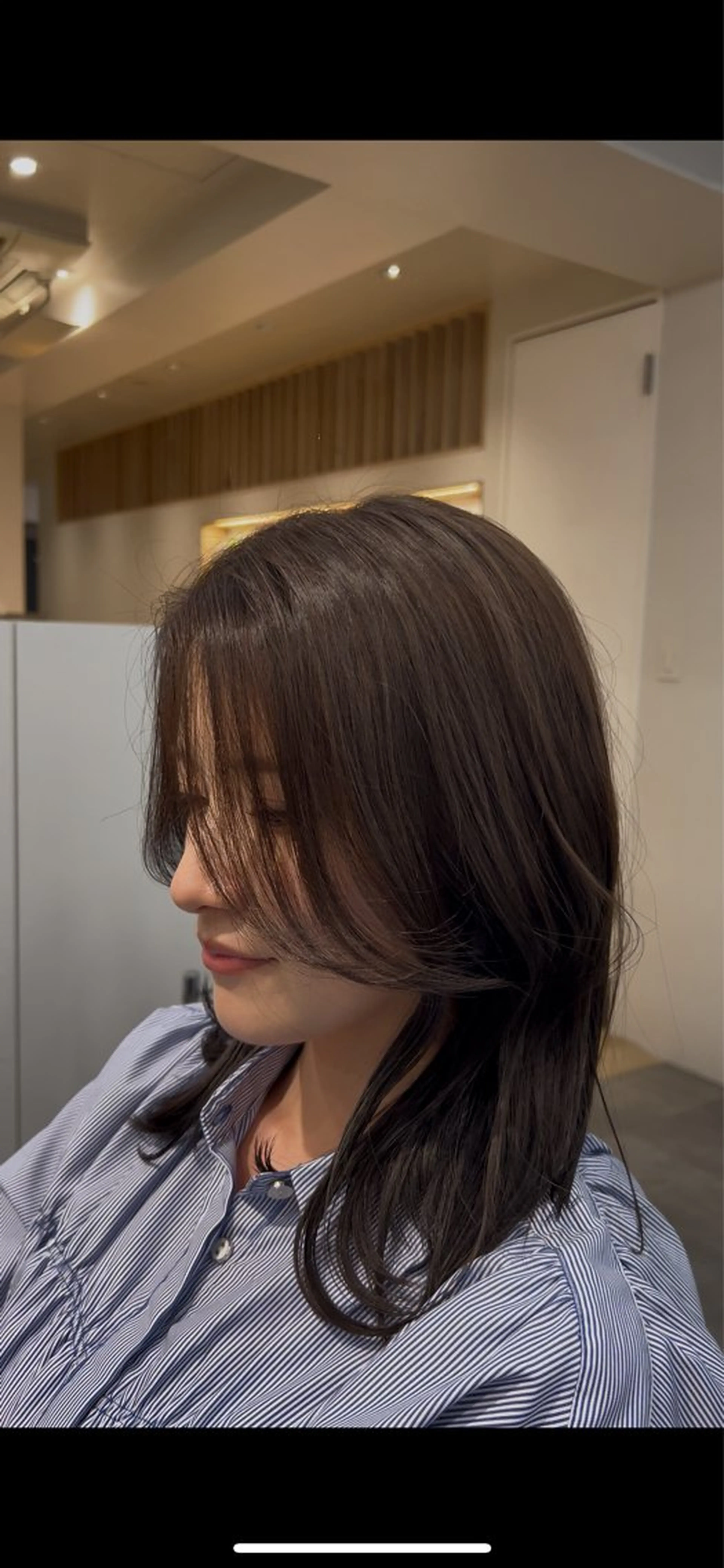 ミディアム ヘアカラー トリートメント 春山 翔和のヘアスタイル