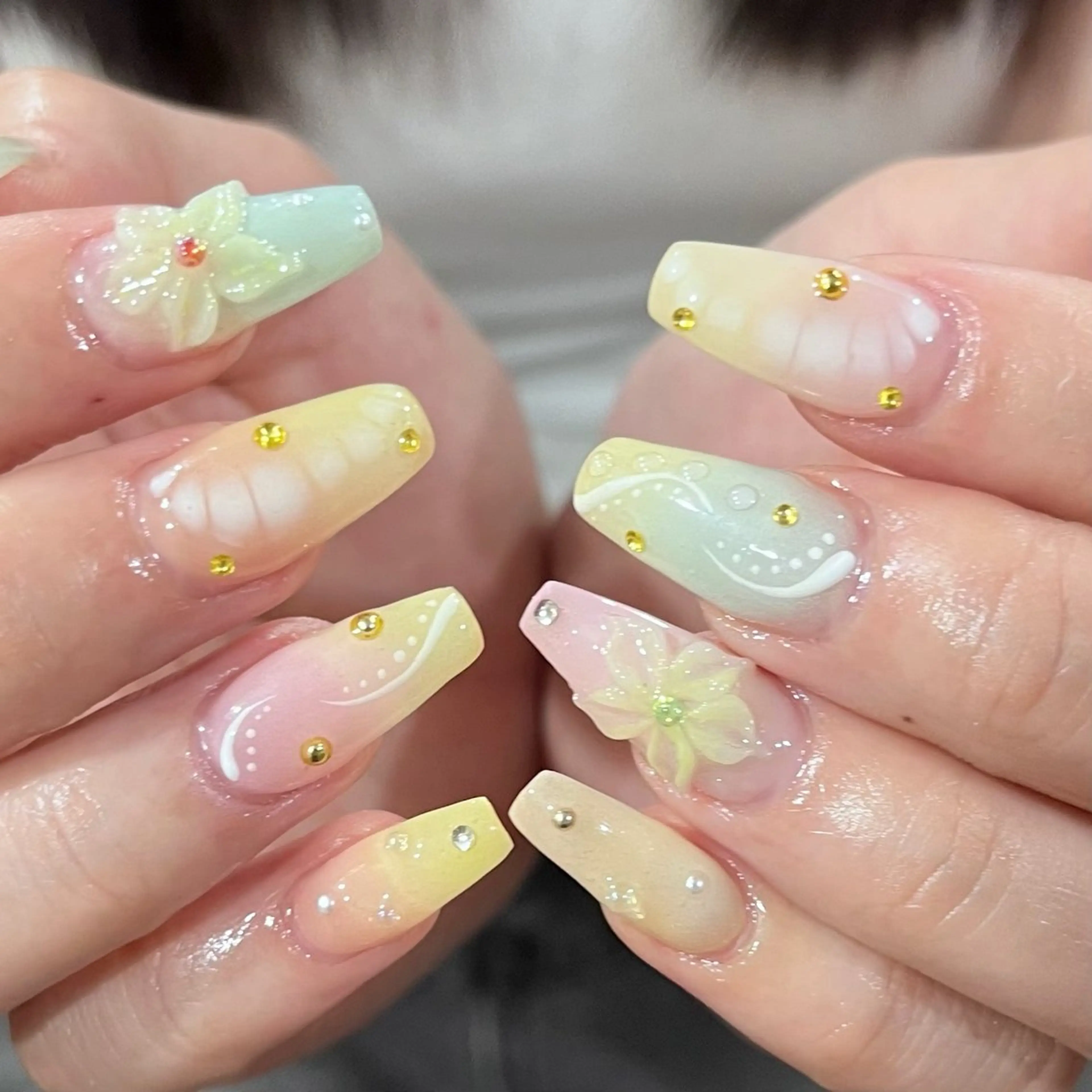 ネイル 韓国ネイル ワンホンネイル ハンドネイル ハンドケア Kawaii _Nailのネイルデザイン