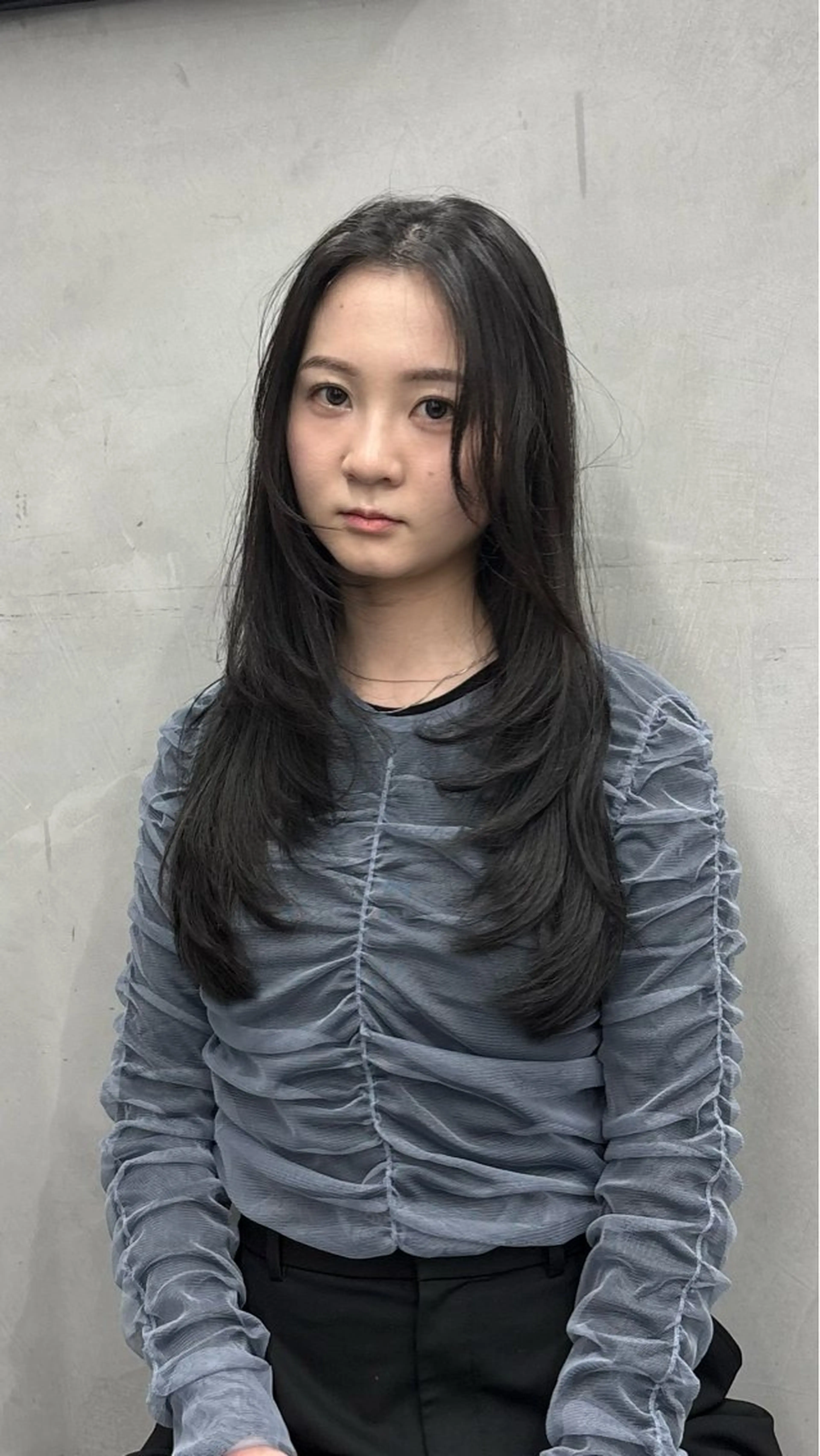 ロング レイヤーカット カット LIV My(マイ) 髪質改善/箕面のヘアスタイル