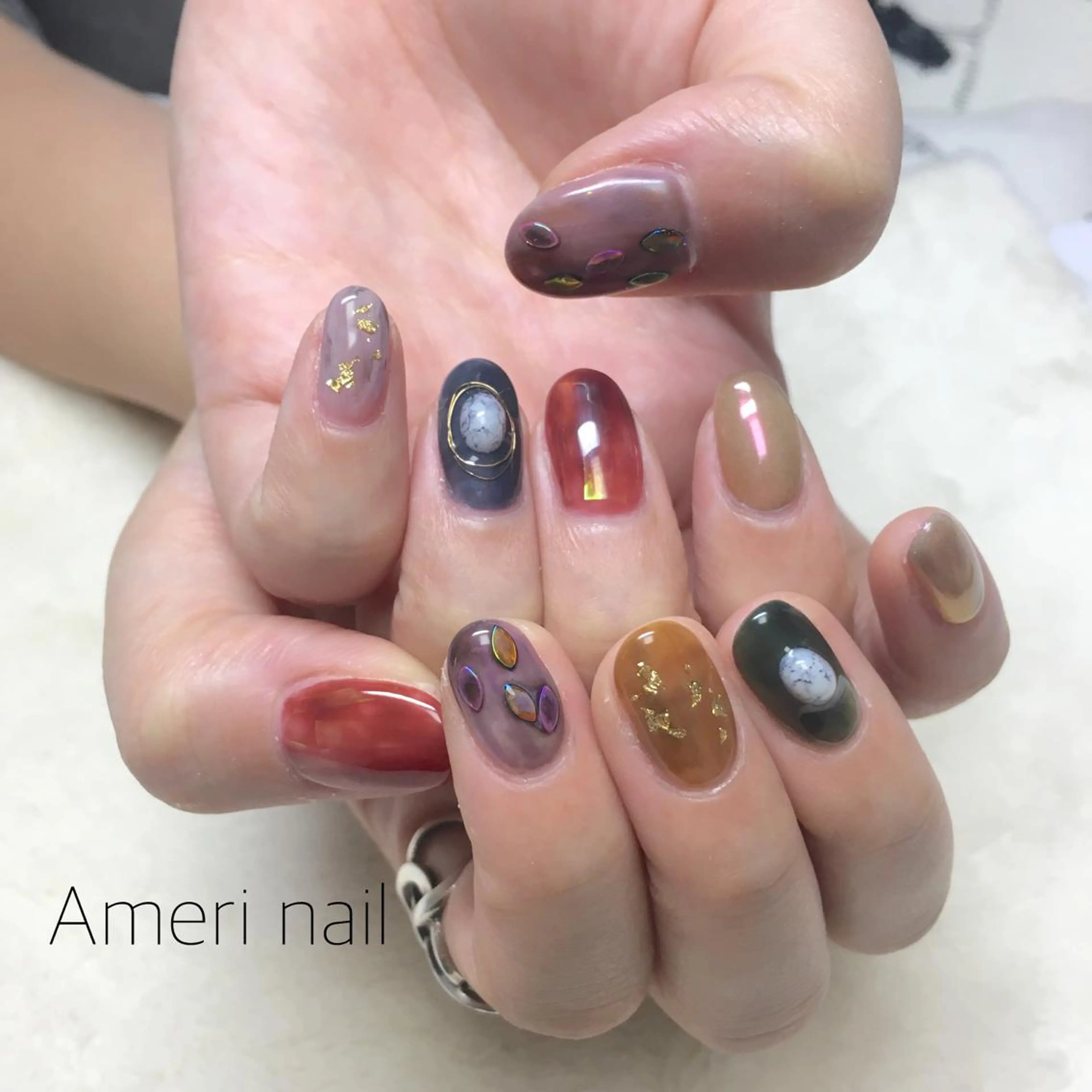 ネイル ハンドネイル Ameri nail /UKIのネイルデザイン