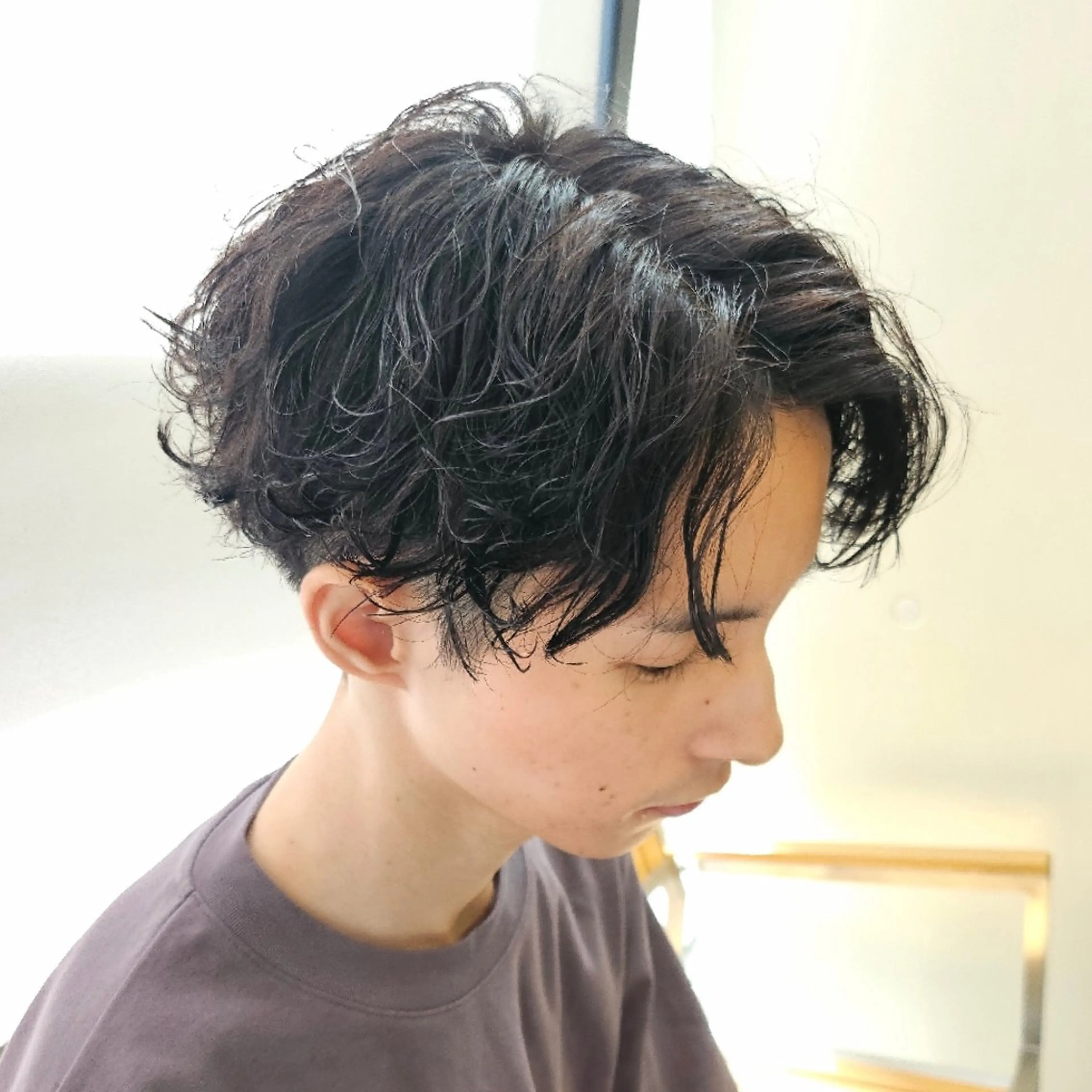 ショート メンズ パーマ ☀️ボブスタイル特化 大山あさひ☀️のヘアスタイル