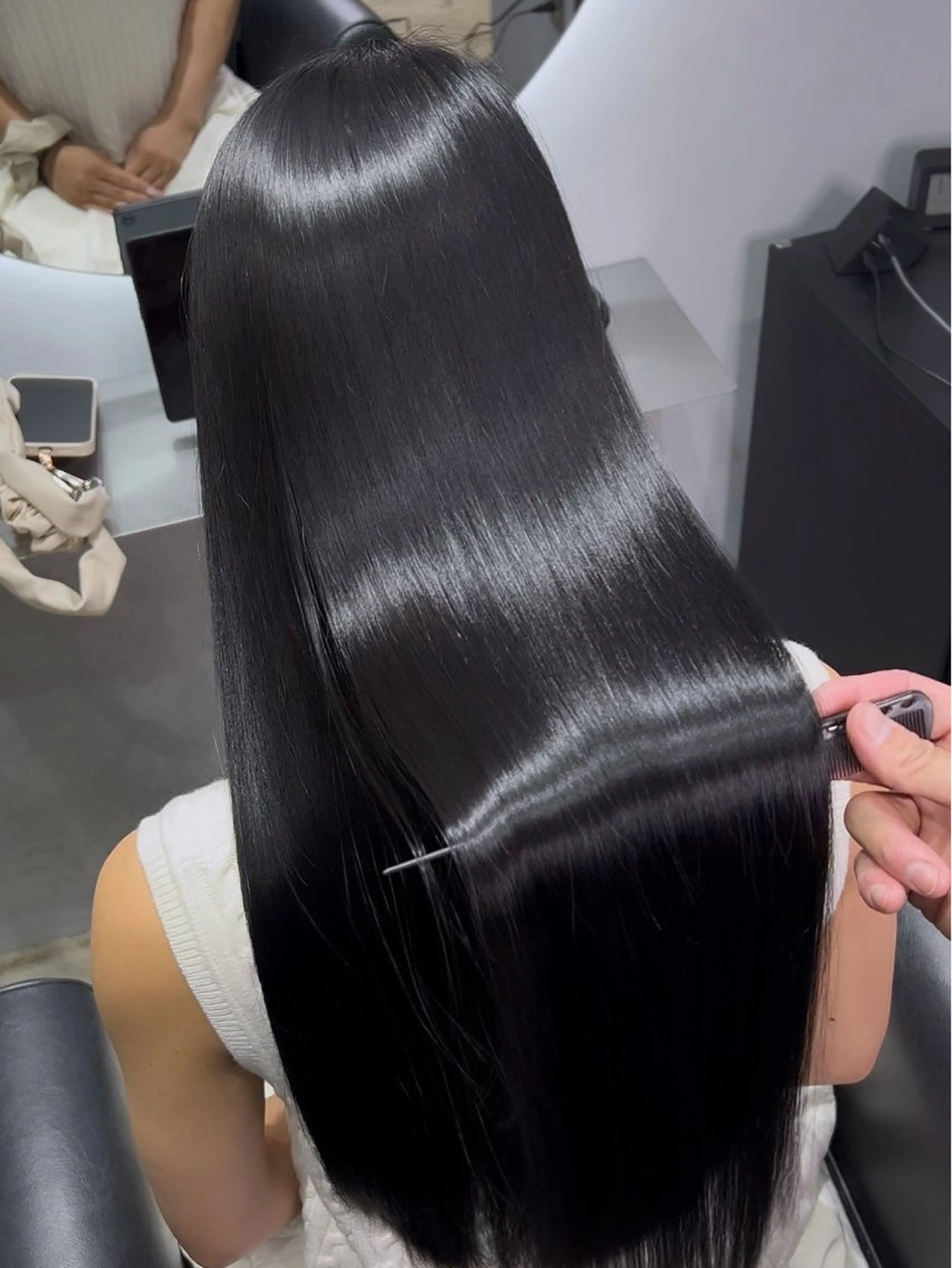 ロング カラー カット ヘアカラー トリートメント etora 渋谷所属・ワンホン×韓国/ 髪質改善/itaruのヘアスタイル