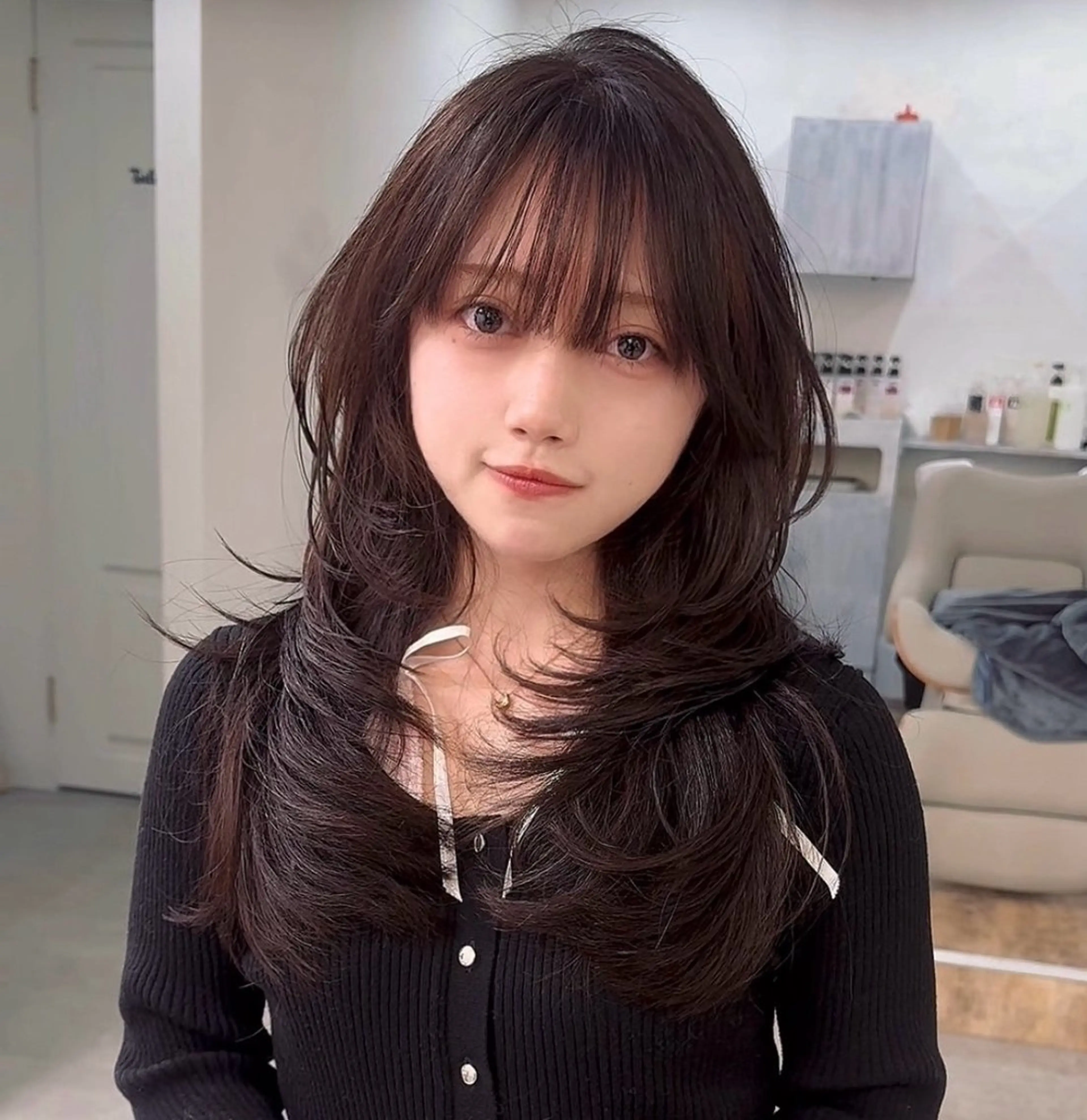 ロング ハッシュカット TIGRE  kagoshima所属・鹿児島レイヤー/ 韓国ヘア/みつはのヘアスタイル