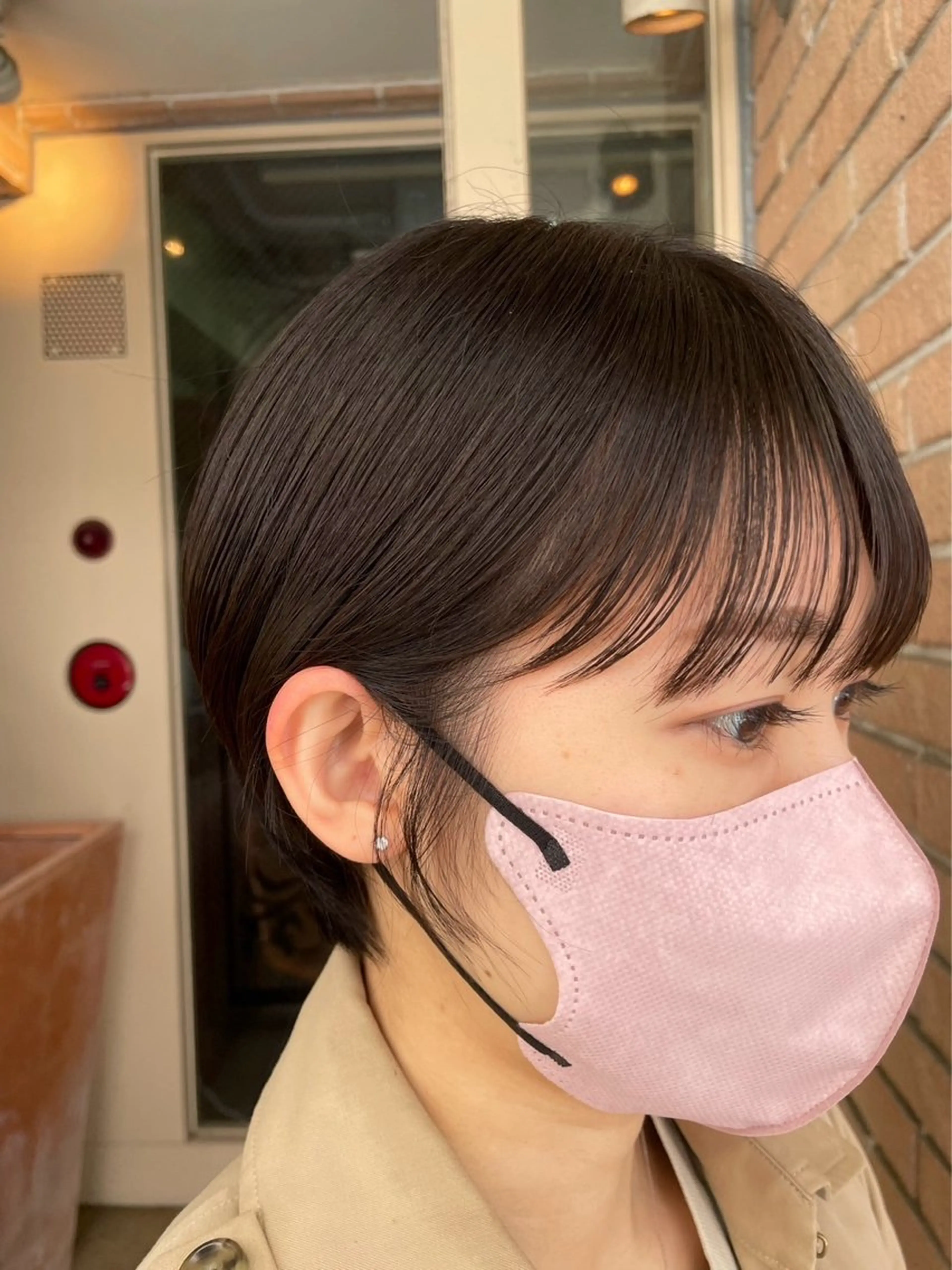 ショート 🔥コテ巻き風 ボブパーマ🔥のヘアスタイル