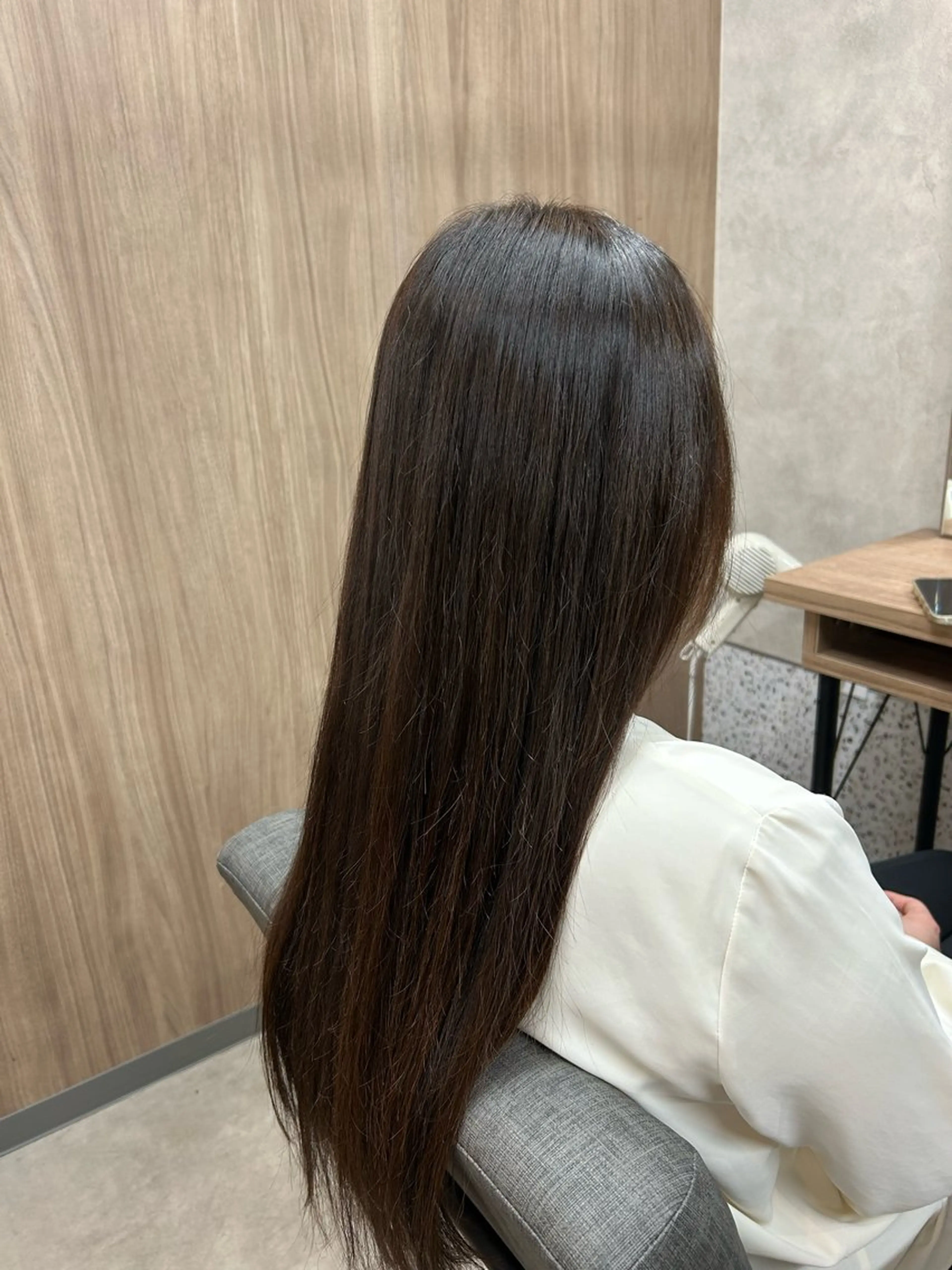 ロング 縮毛矯正 縮毛矯正 トリートメント VIE.ORNER 土気🍀小岩井樹のヘアスタイル