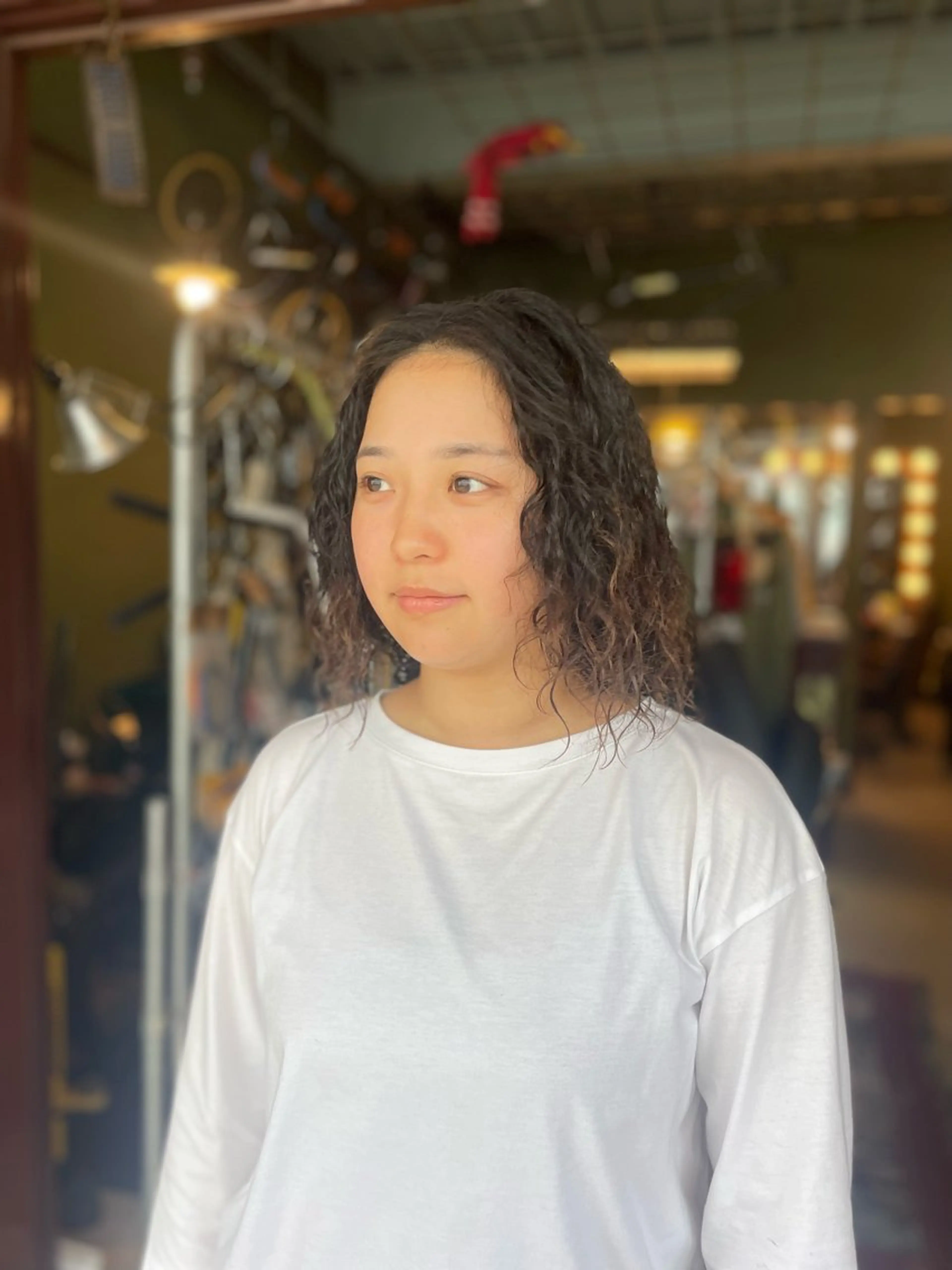 ミディアム パーマ カット パーマ PATH-hair. storeのヘアスタイル