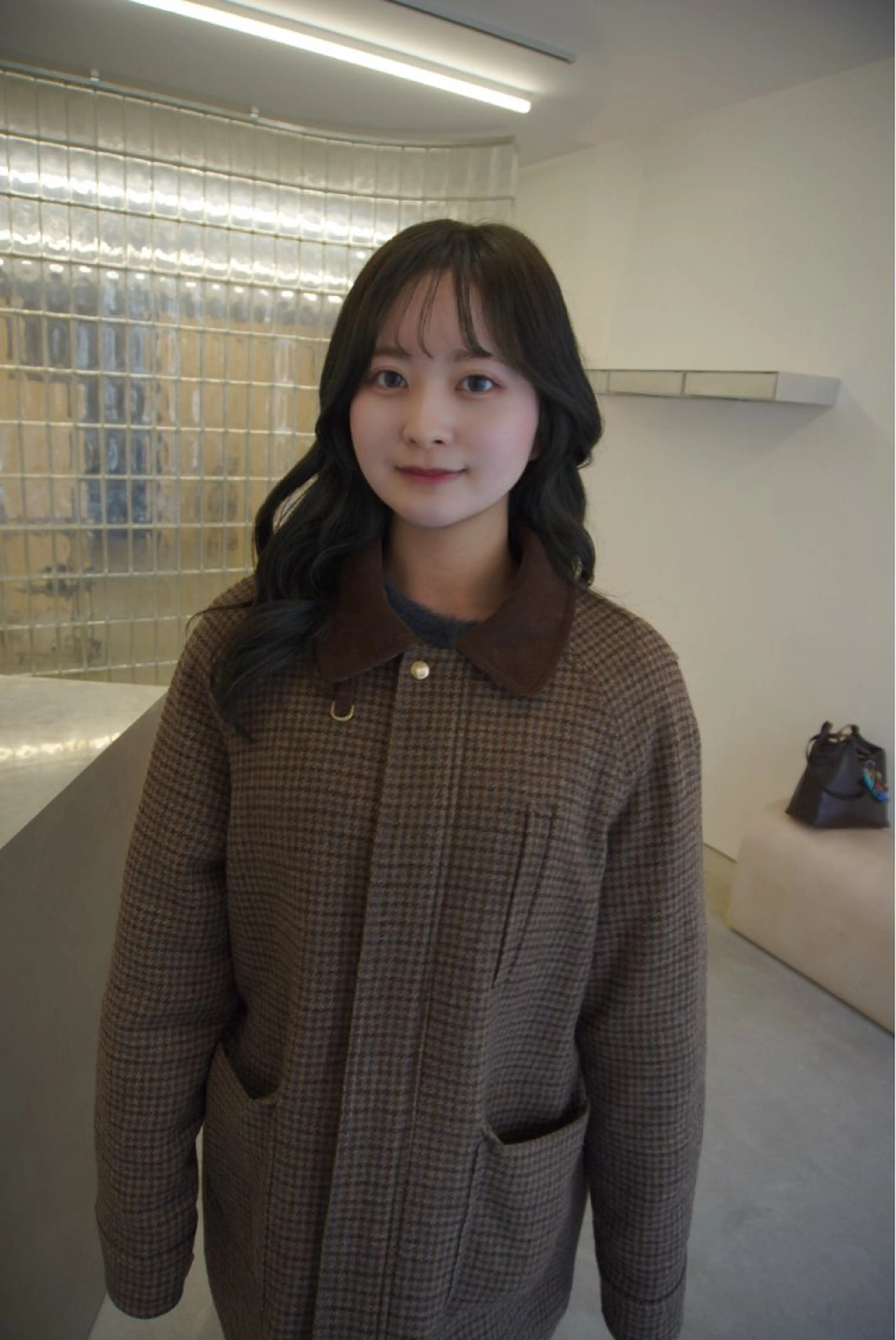 セミロング カット トリートメント manami/ヘア セット/ハイトーンのヘアスタイル