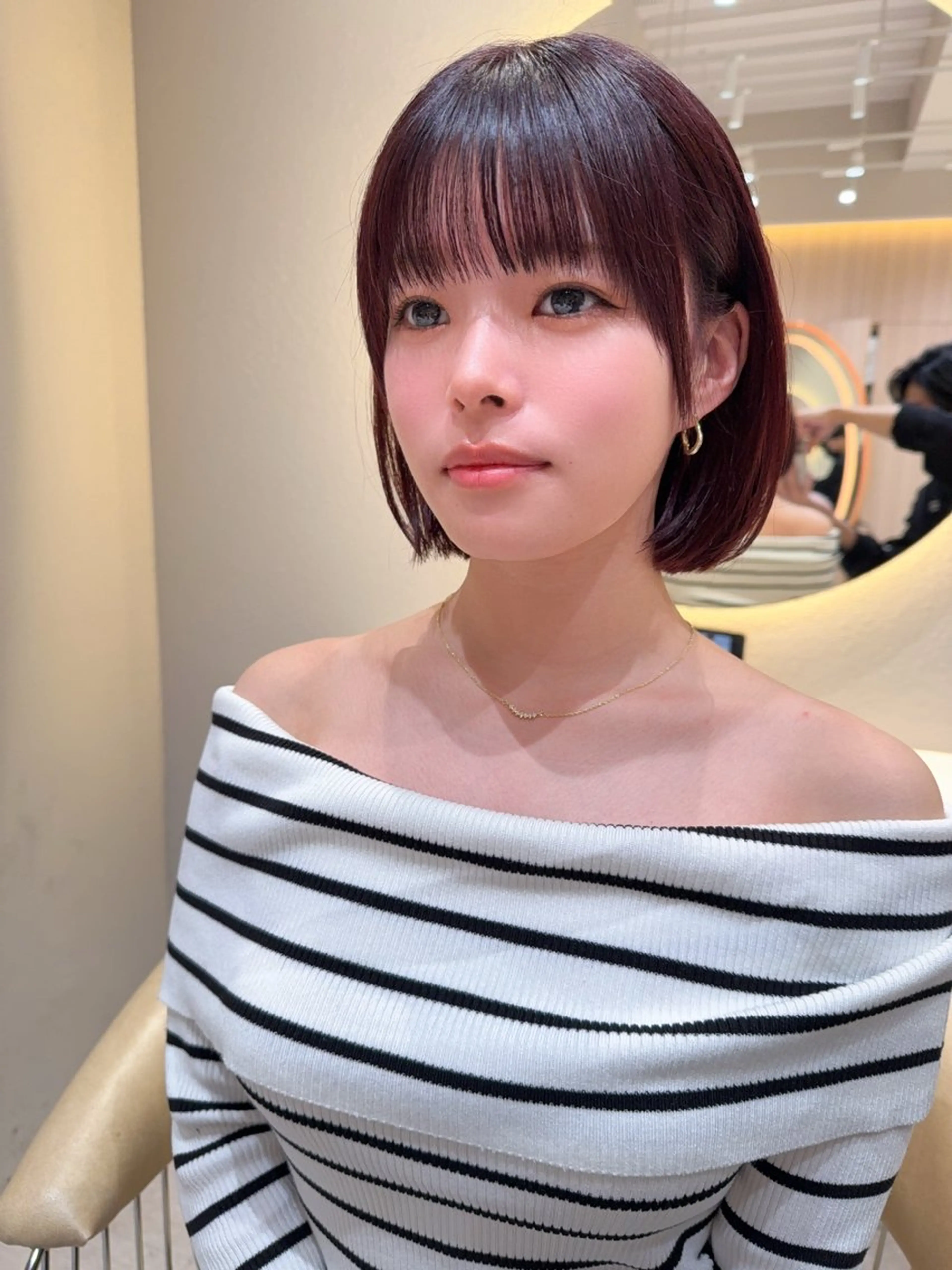 ショート カラー カット レイヤー❣️縮毛矯 川村利幸のヘアスタイル