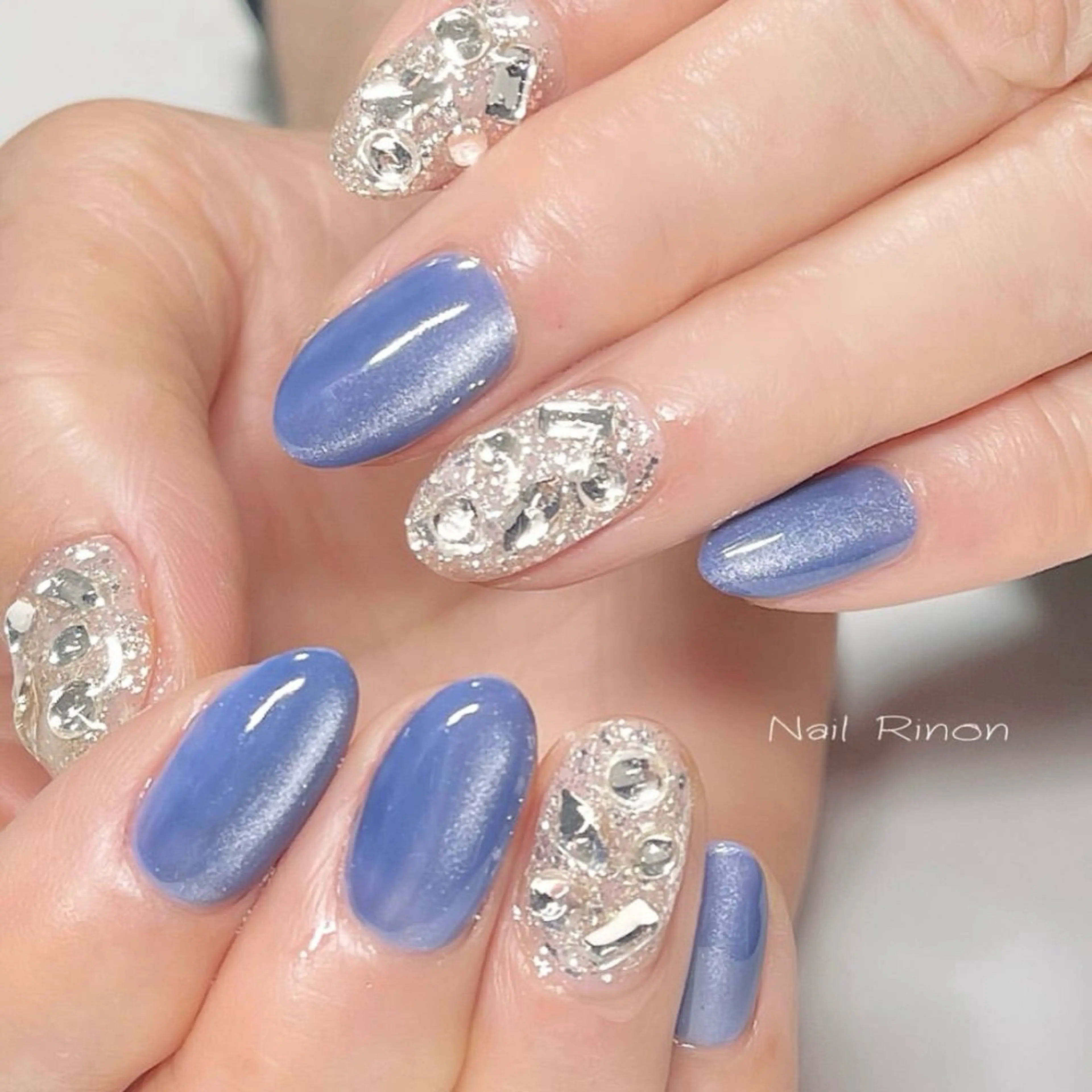 ネイル キラキラネイル ハンドネイル Nail Rinonのネイルデザイン