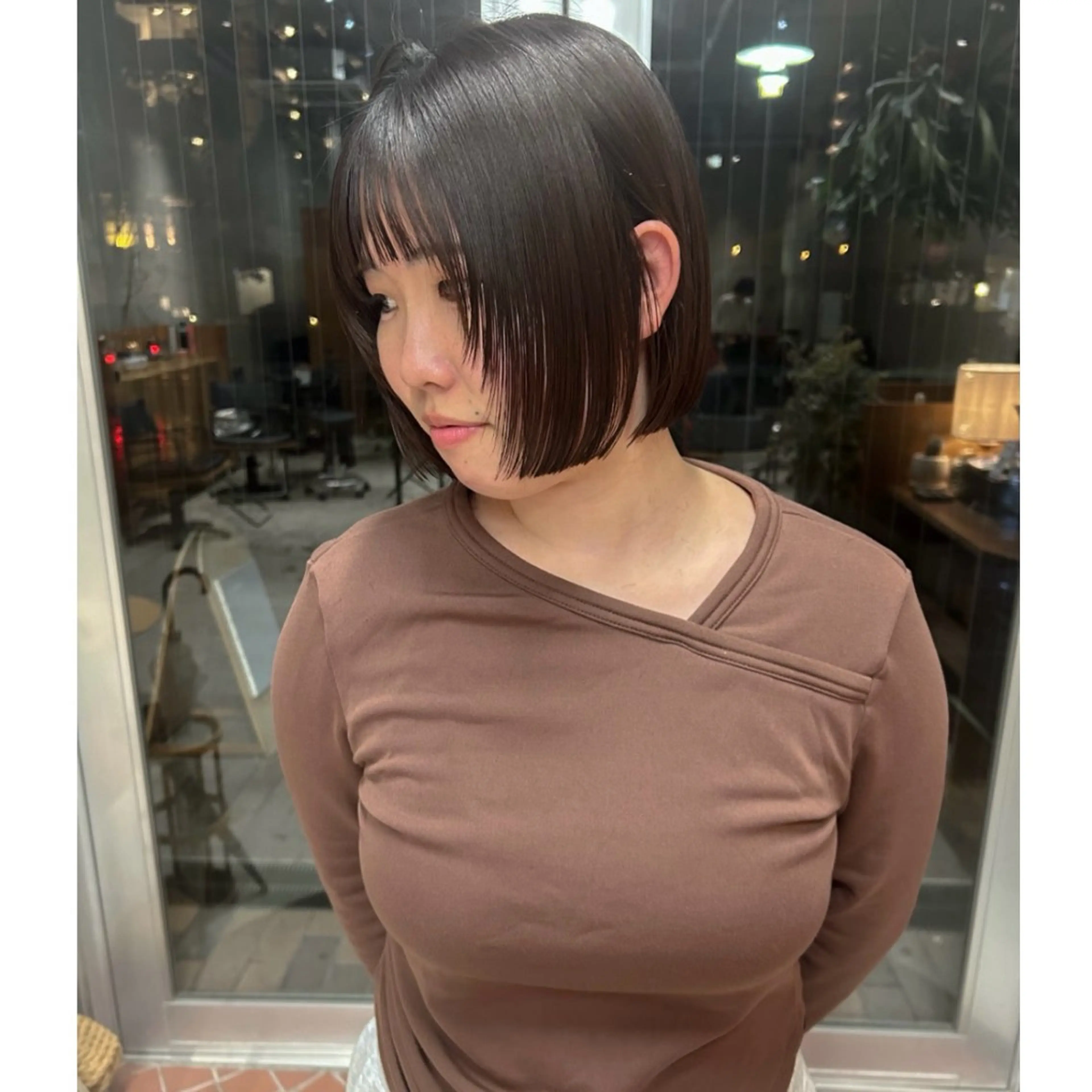 カエデ🐬 カットカラーモデルのヘアスタイル