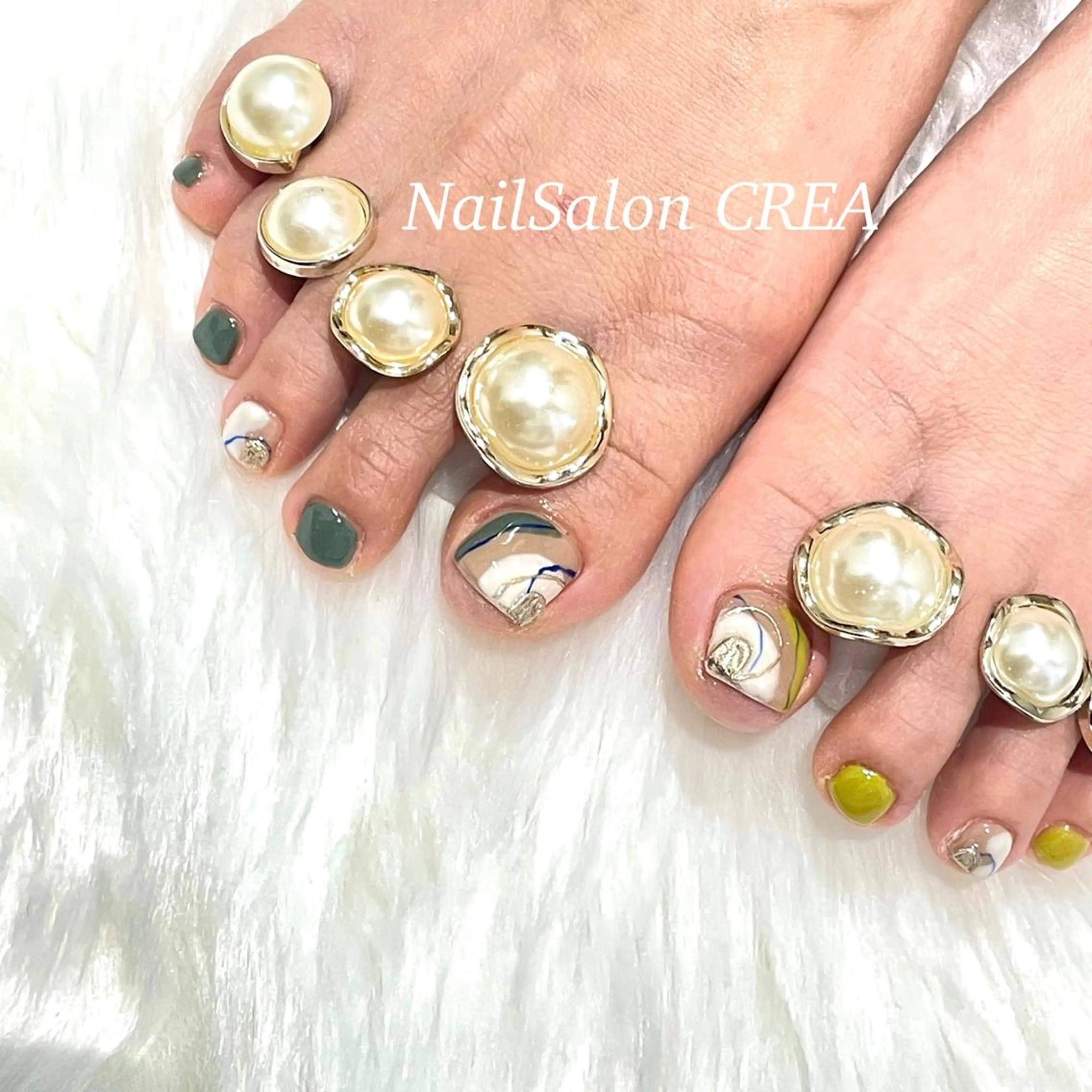 ネイル フットネイル NailSalon CREAのネイルデザイン