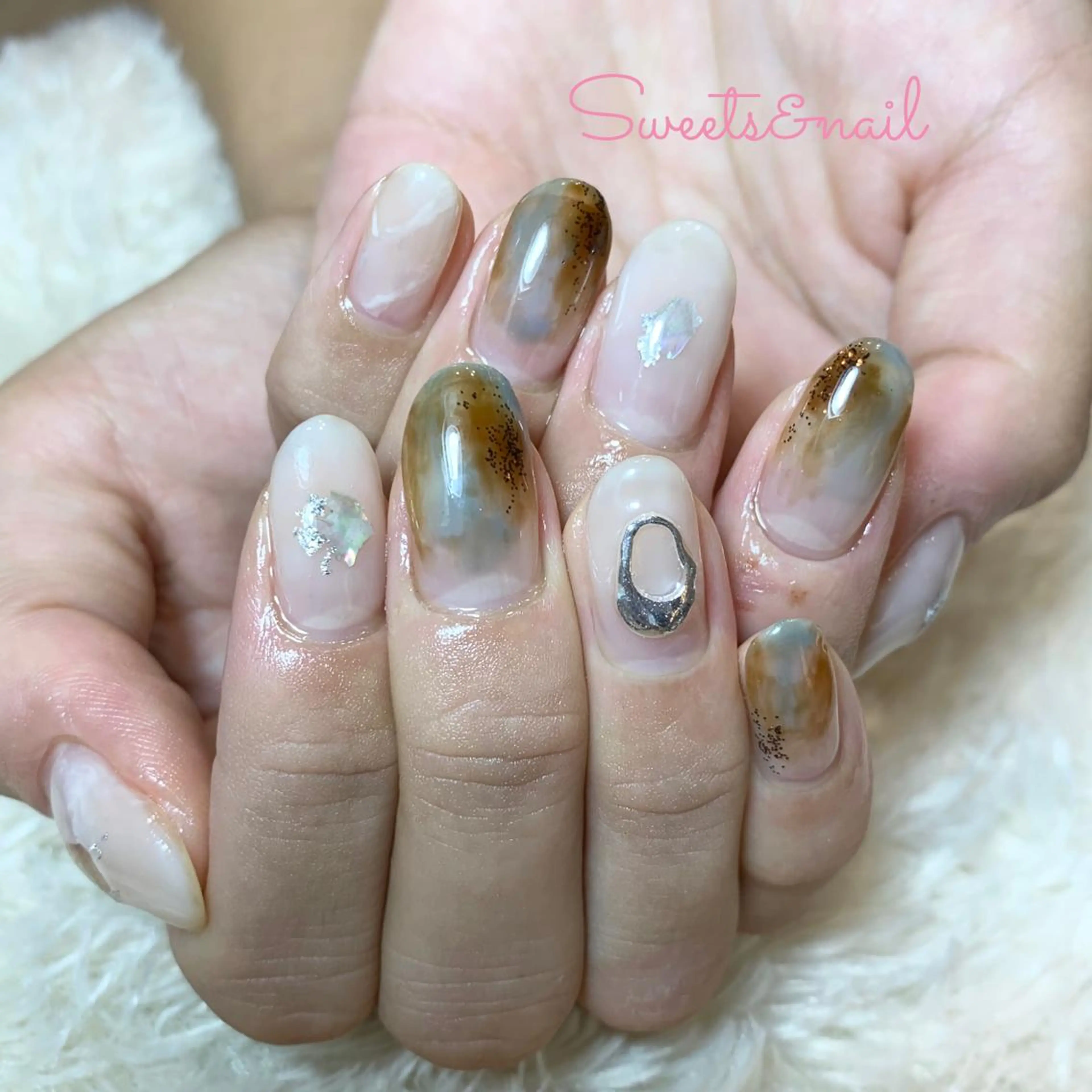 ネイル ニュアンスネイル Sweets＆ nail みなこのネイルデザイン