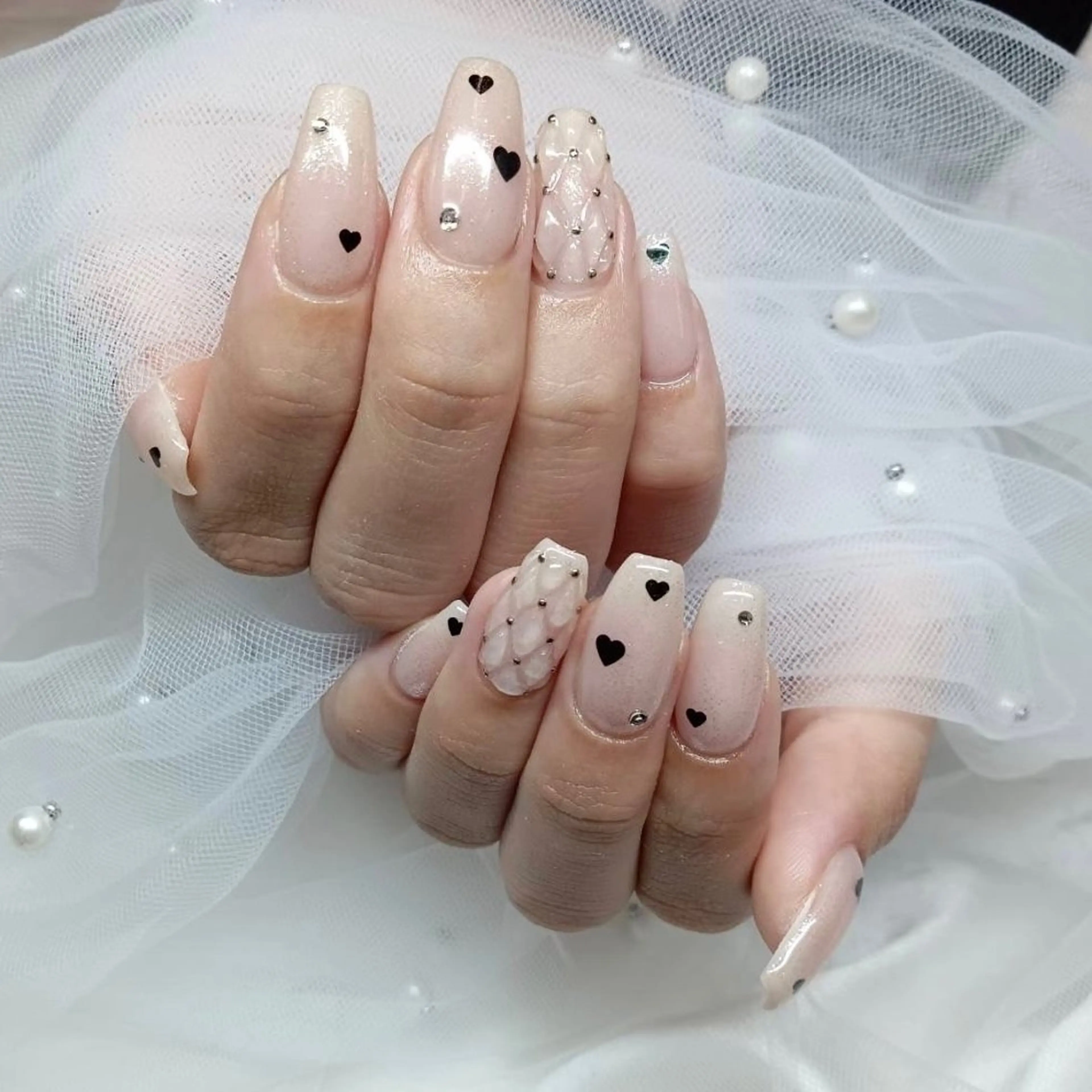 ご新規さま限定　　アートつけ放題☃️ジェルネイル(オフ込)の写真